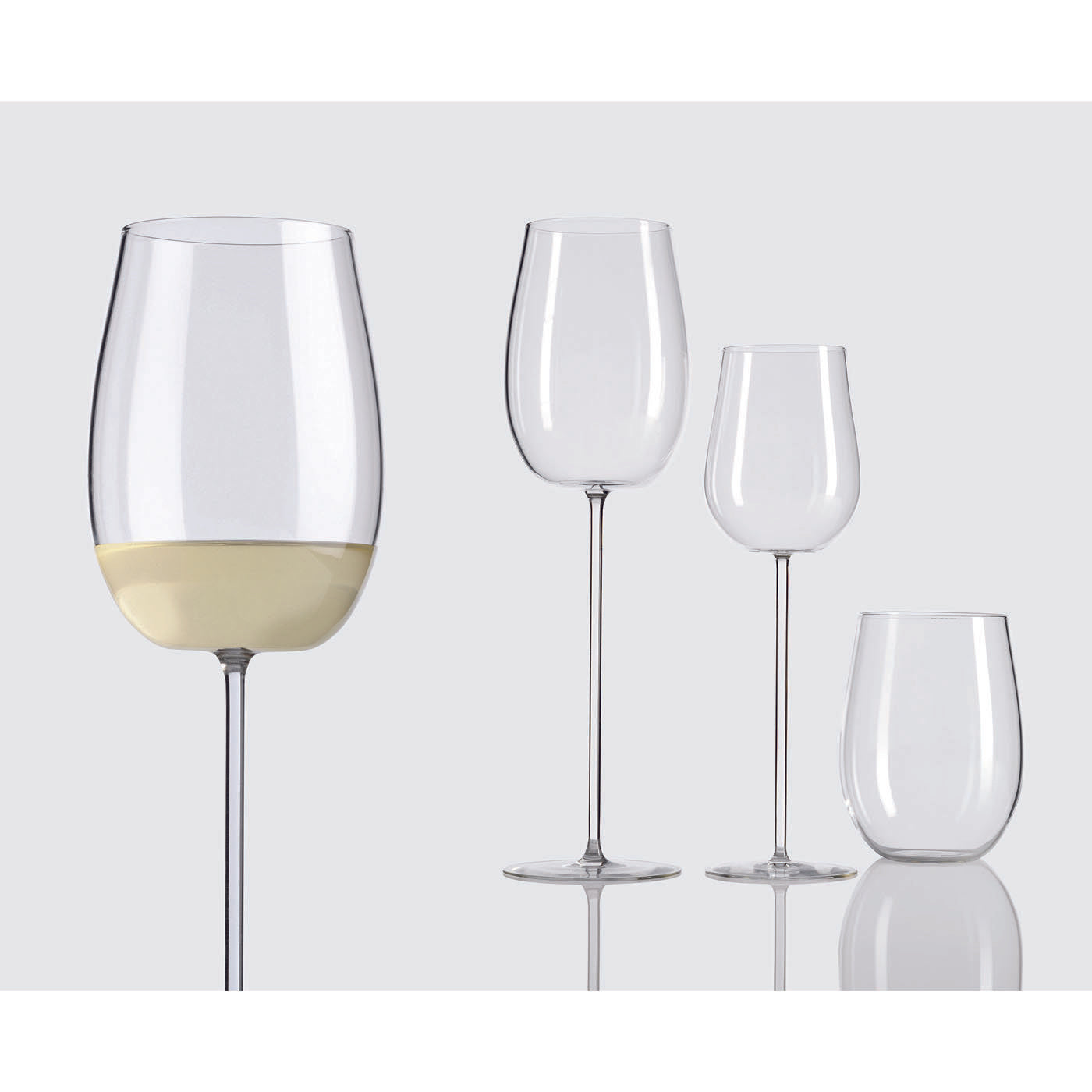 Set of 6 Modigliani White Wine Glasses - Alternative view 1