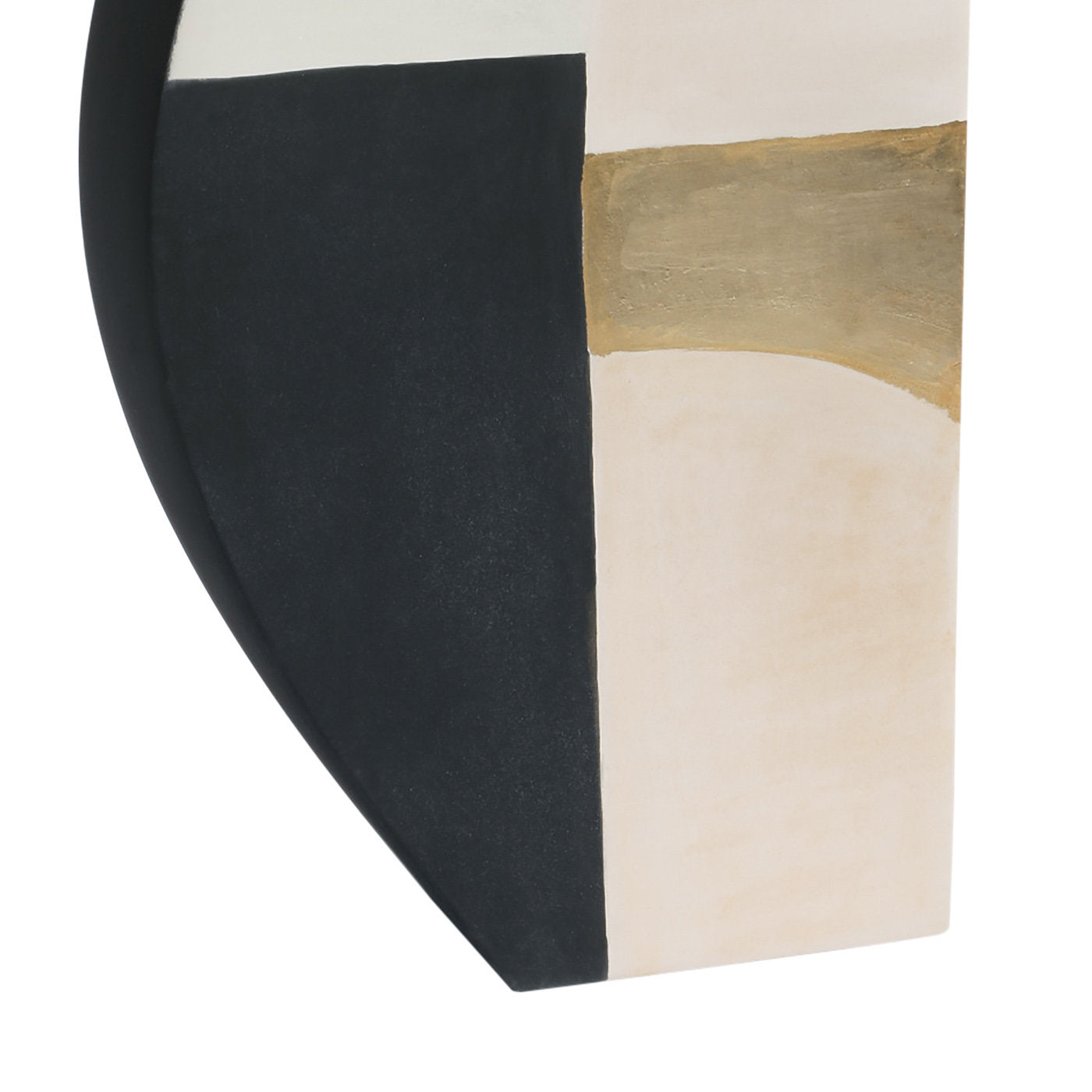 Medium Pacay Abstrakte Vase mit Blattgold - Alternative Ansicht 2
