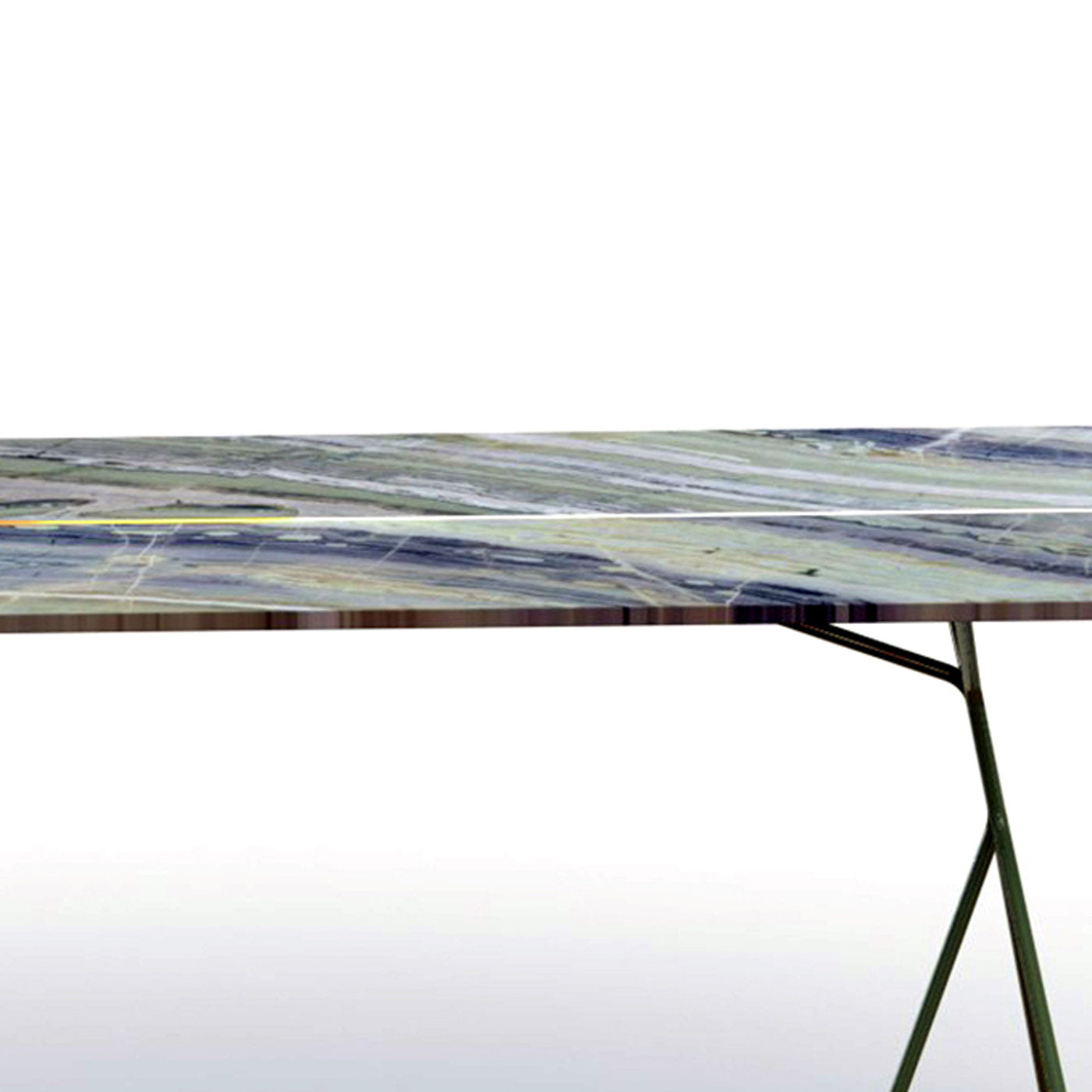 Split Table in River Jade Marble - Alternative view 3