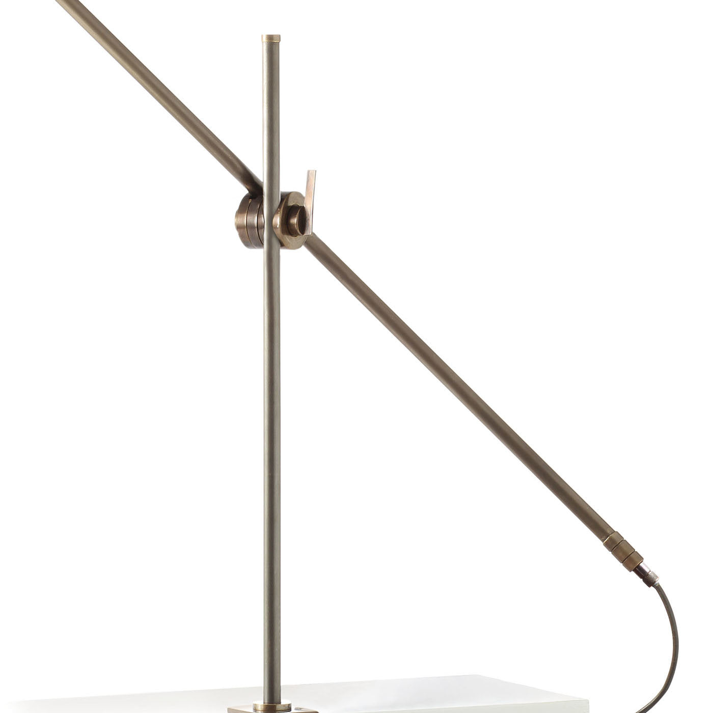 Lampe de bureau à pince Kursa en laiton - Vue alternative 2