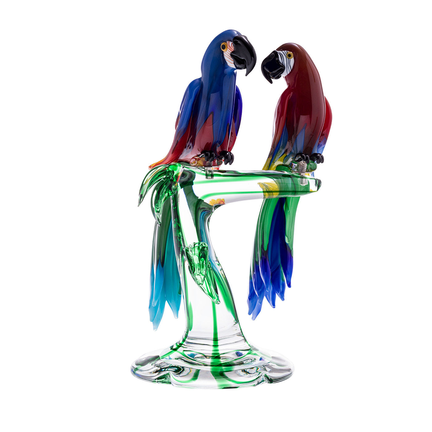 Papagayos en cristal de Murano - Vista principal