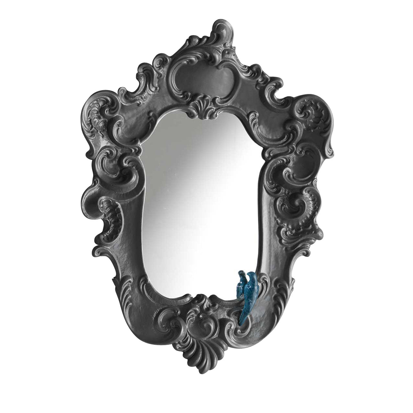 Grey Baroque Style Mirror - Main view