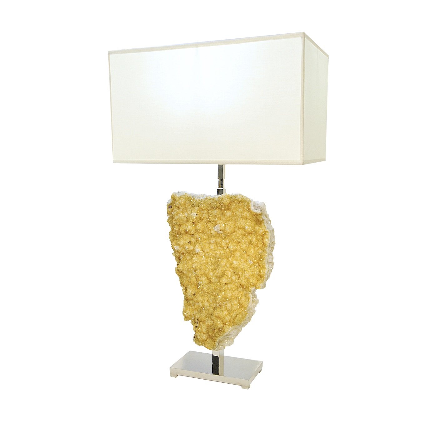 Lampe de table Citrine avec abat-jour blanc - Vue principale