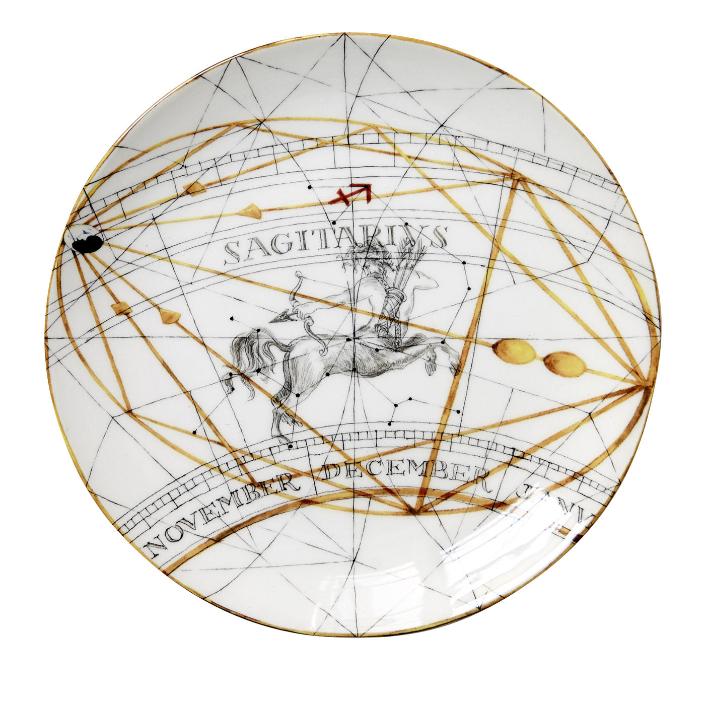 Zodiaco Sagittarius Dessert Plate - Main view