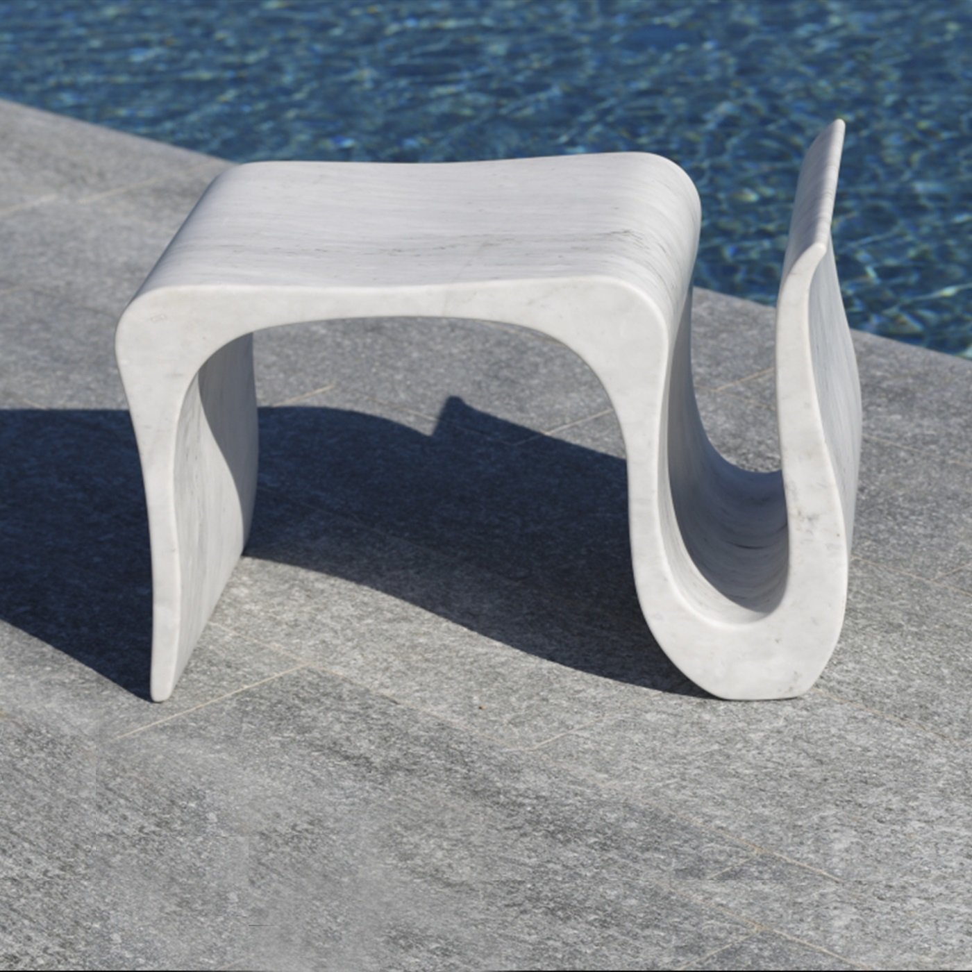 Wave Coffee Table with Magazine Rack - Alternative view 1