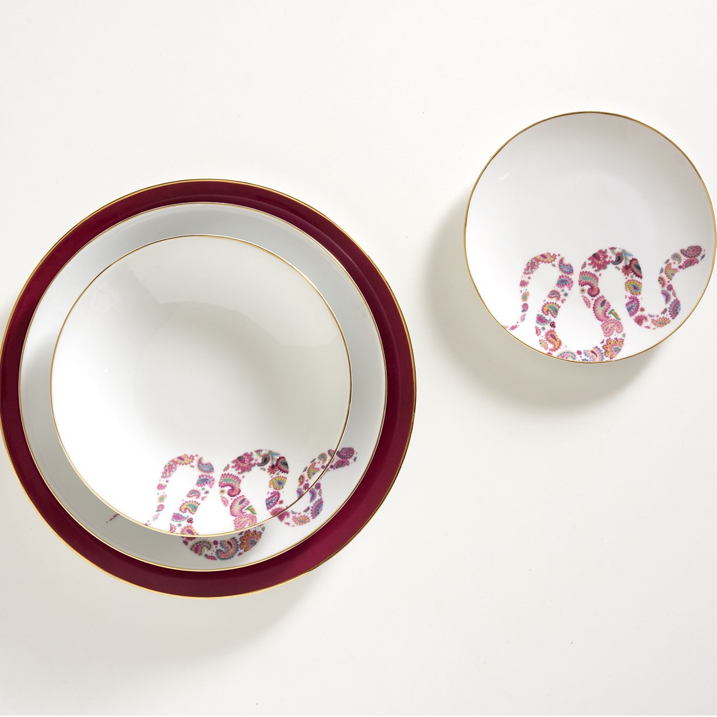 Porpora Porcelain Set of 4 Under-Plates - Alternative view 1