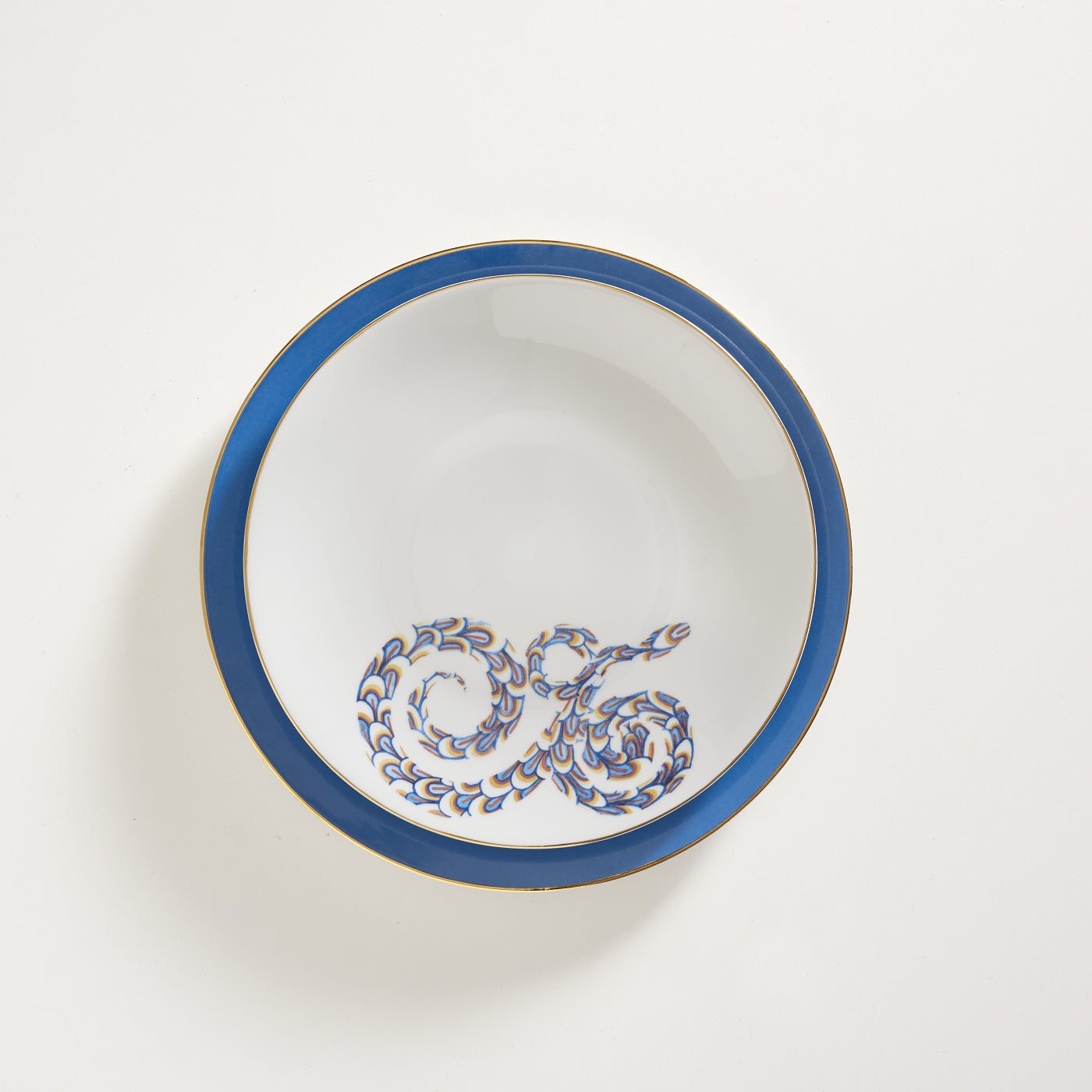 Blue Porcelain Set of 4 Under-Plates - Alternative view 2