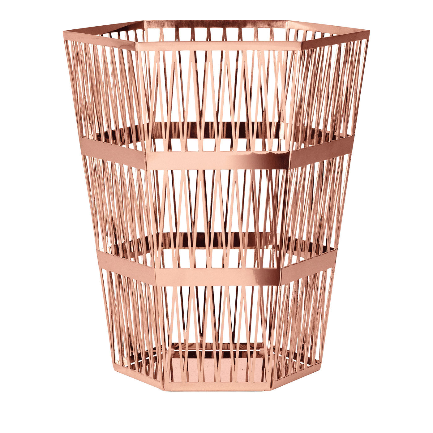 Tip Top Small Waste Bin in Copper Finish By Richard Hutten - Main view