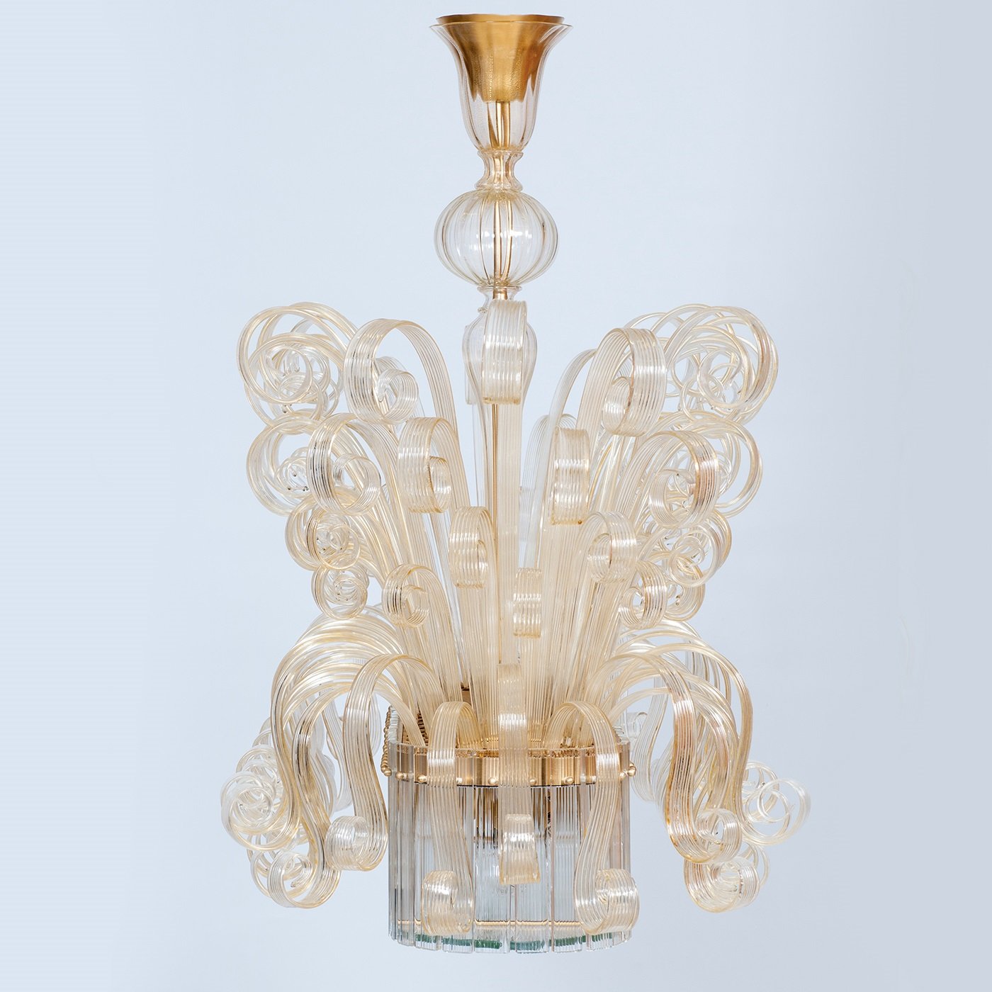 Limited Edition Italian Chandelier with 24K Gold - Alternative view 3
