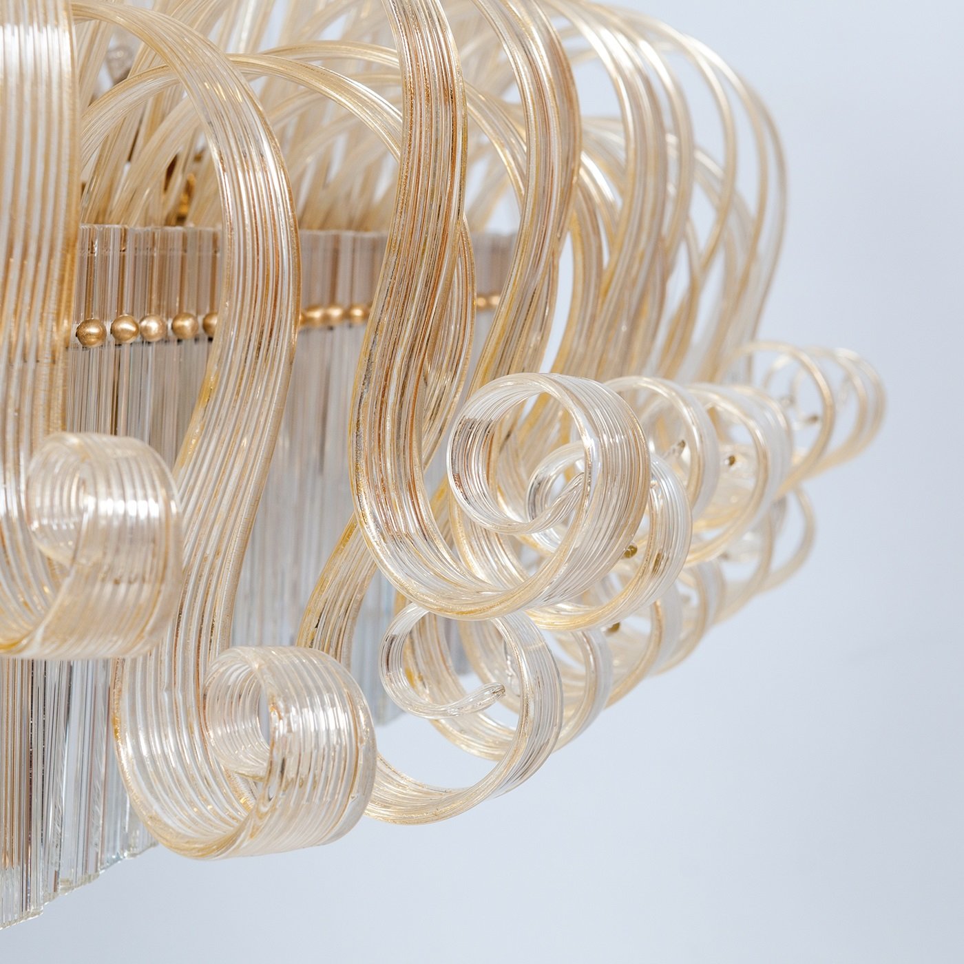Limited Edition Italian Chandelier with 24K Gold - Alternative view 5