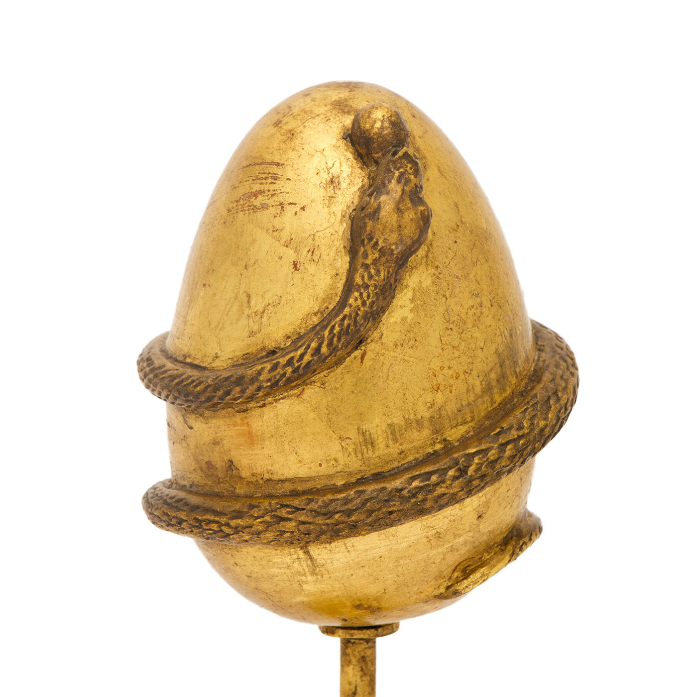 Partenope Egg N°5 Gold Small Sculpture - Alternative view 1