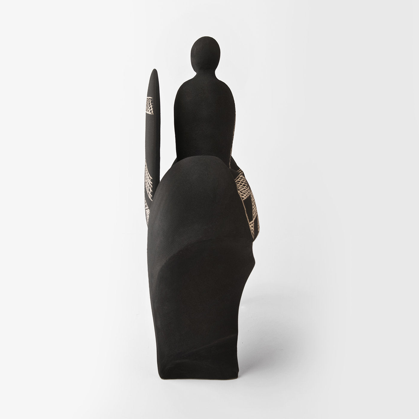 Guerriero Black Sculpture - Alternative view 1