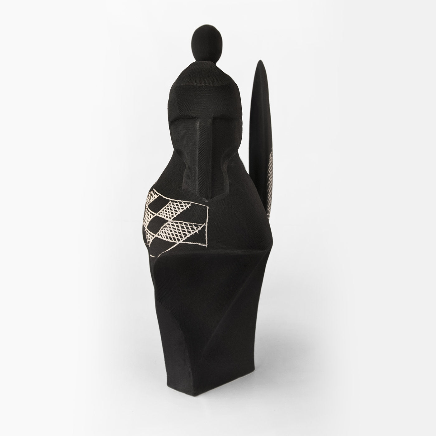 Guerriero Black Sculpture - Alternative view 3