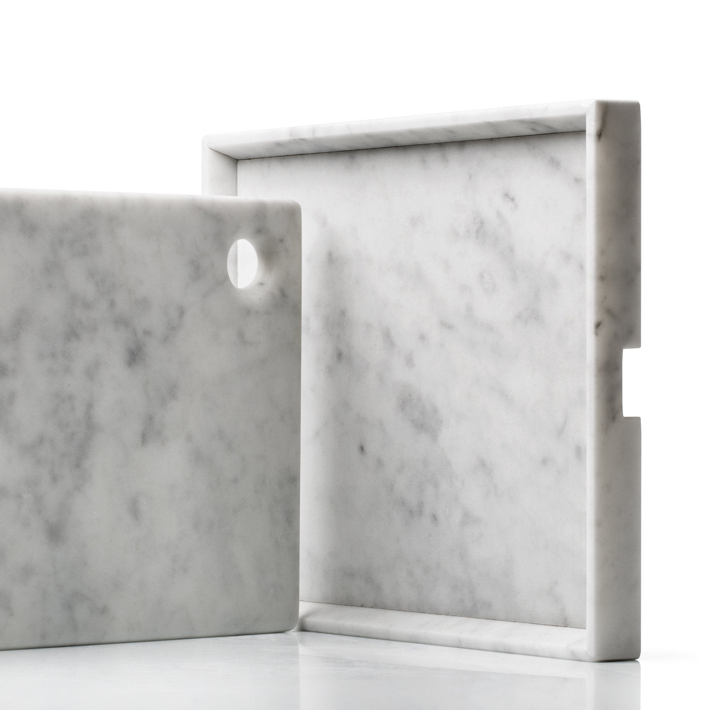 Convivio Maxi-Tablett aus Carrara-Marmor - Alternative Ansicht 2