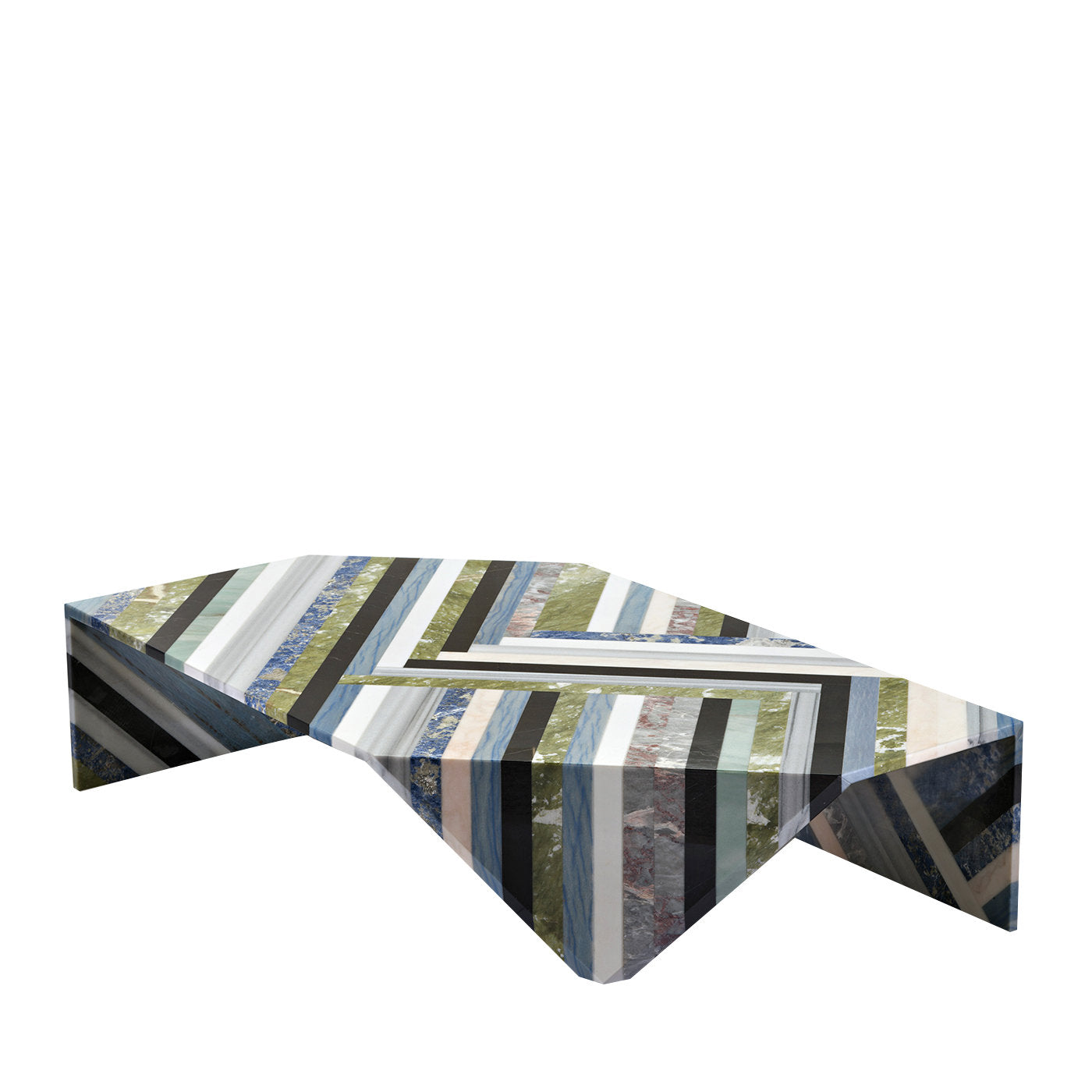 Mesa baja Origami Stripes I de Patricia Urquiola - Vista principal