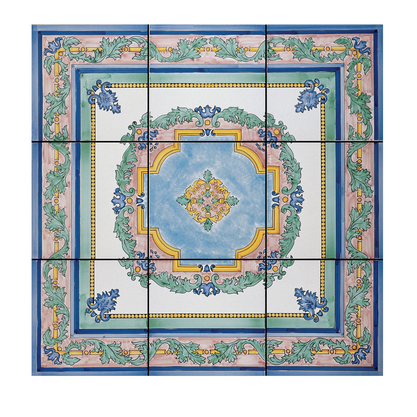 Set of 9 Tiles Rosone Ardalea - Main view