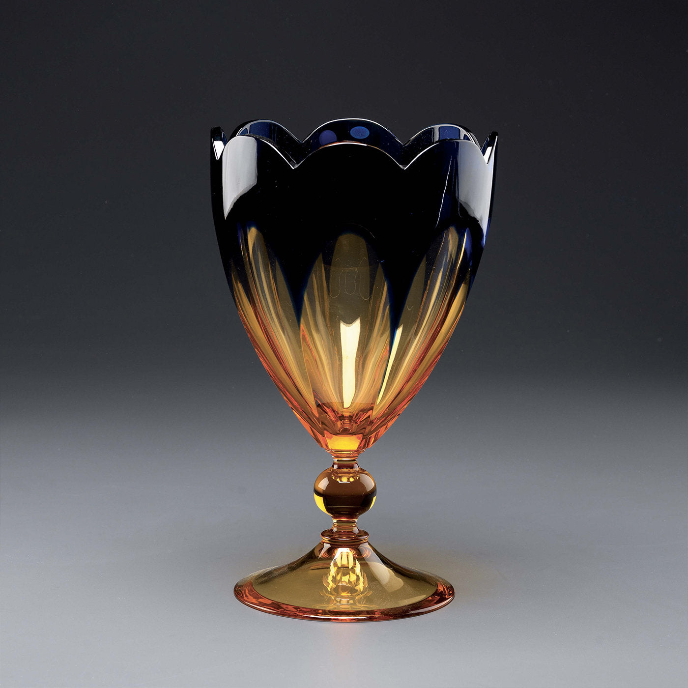 Crystal Cup II in Amber and Blue - Alternative view 1