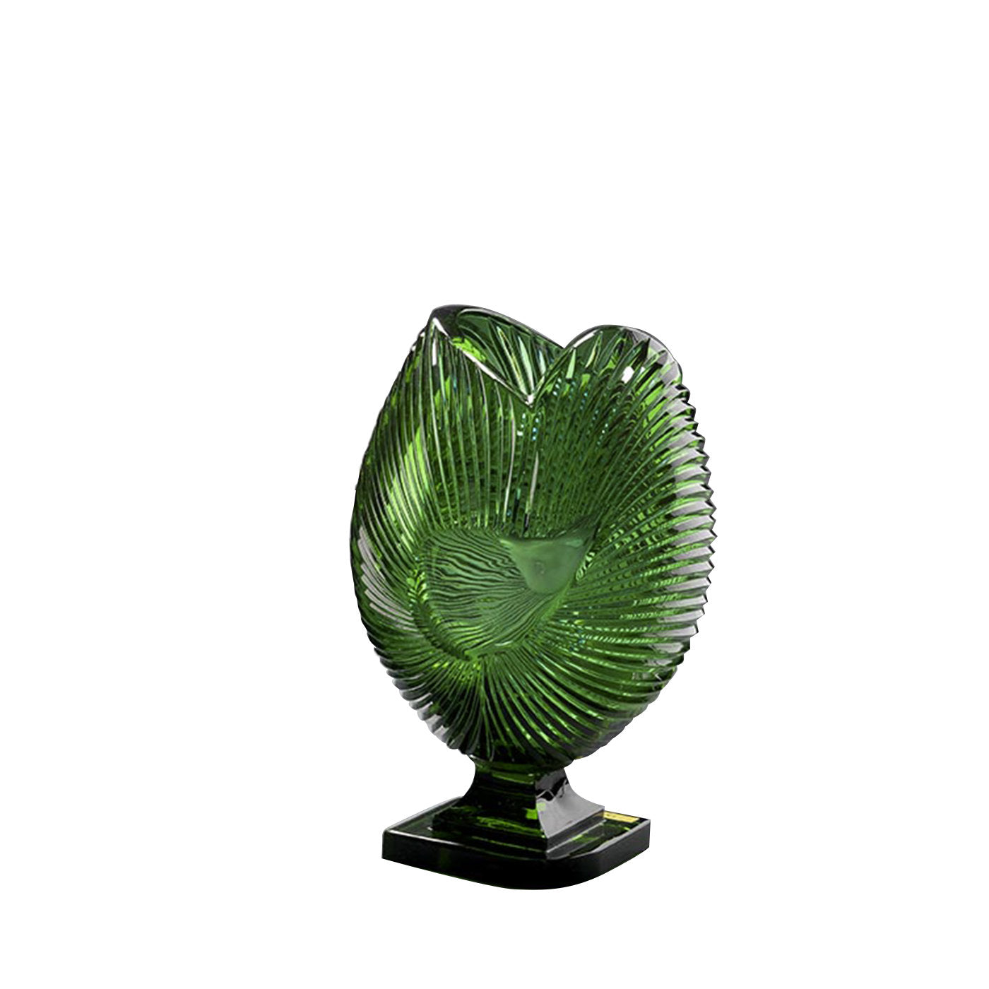 Crystal Bowl in Malachite Green - Main view