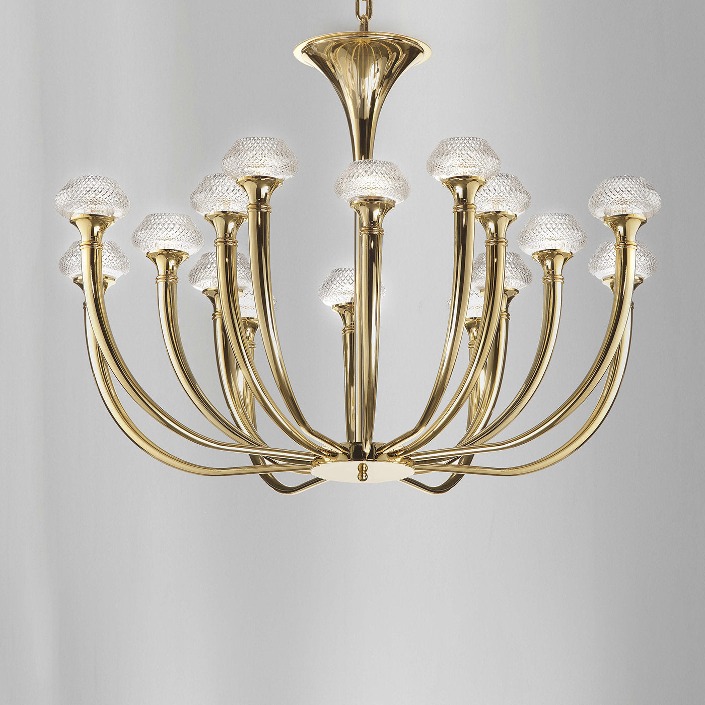 Art Deco Chandelier with Crystal - Alternative view 1
