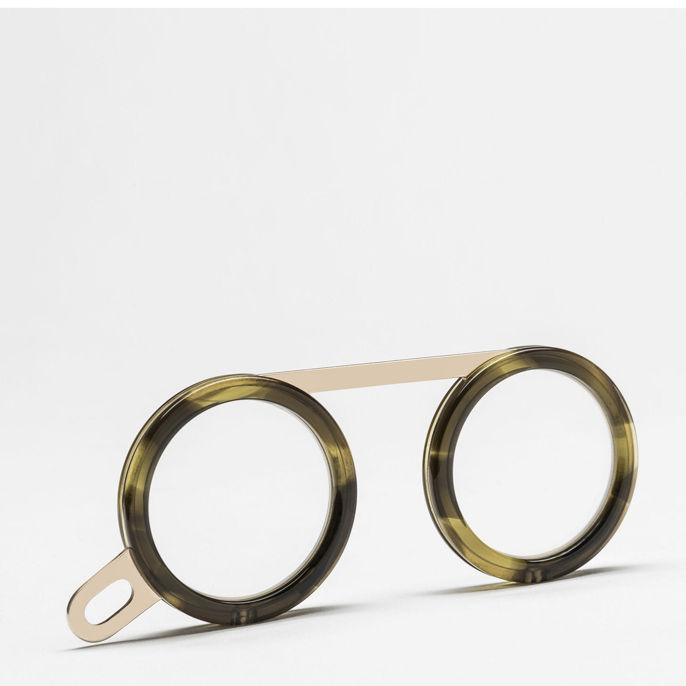 Green and Gold Reading Glasses - Alternative view 1