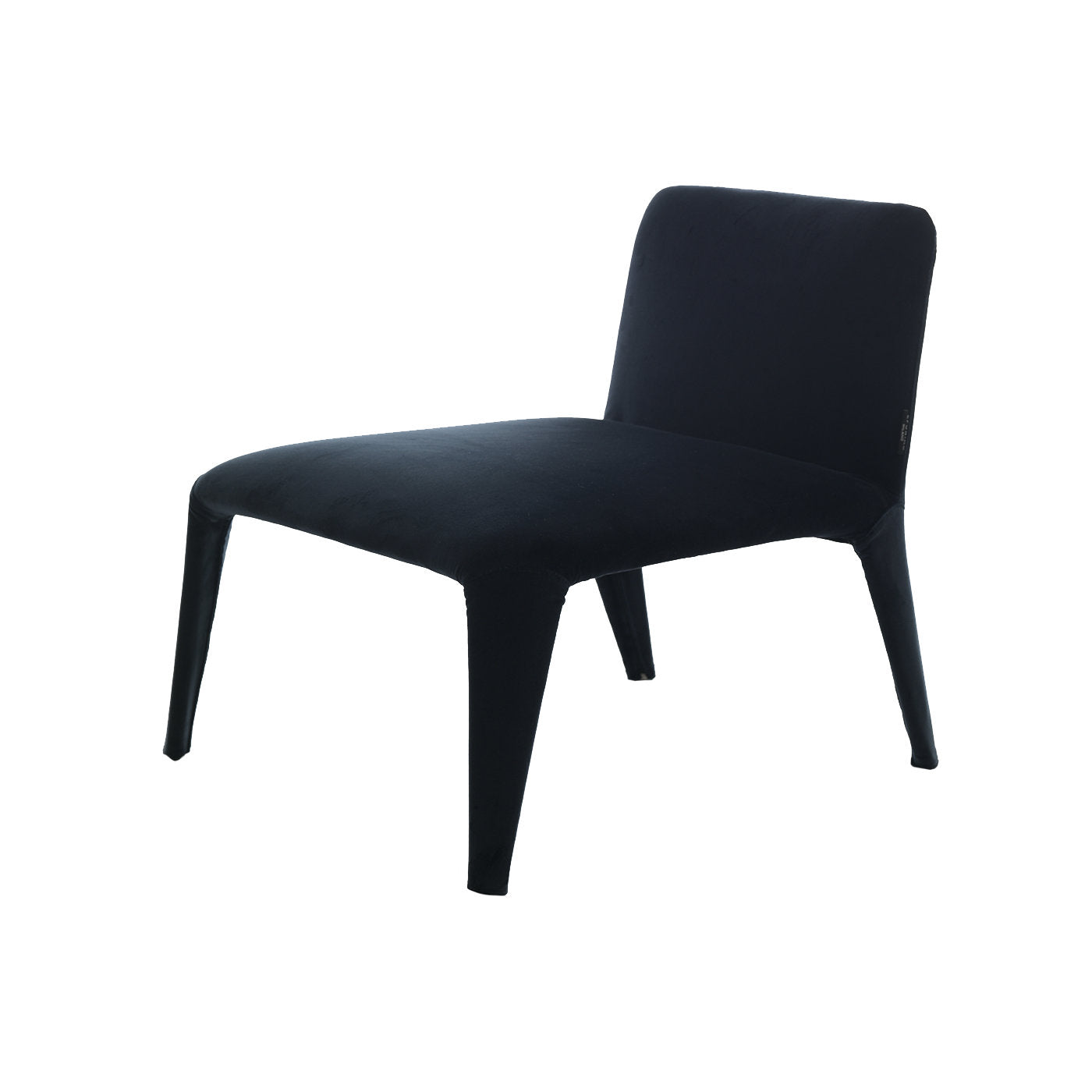 Nova Dark Blue Armchair Without Armrests - Main view