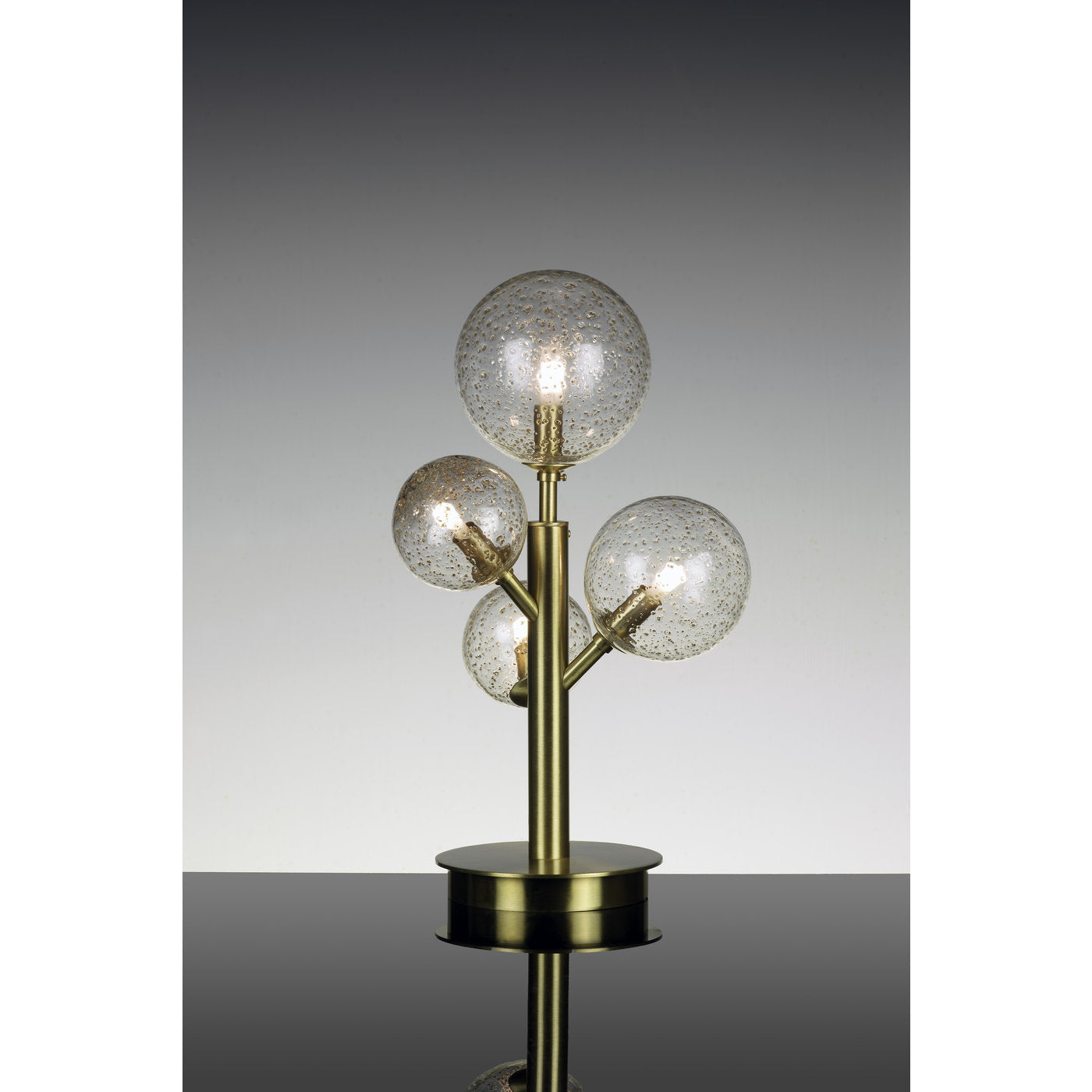 Mimosa 4 Light Satin Brass Table Lamp - Alternative view 1