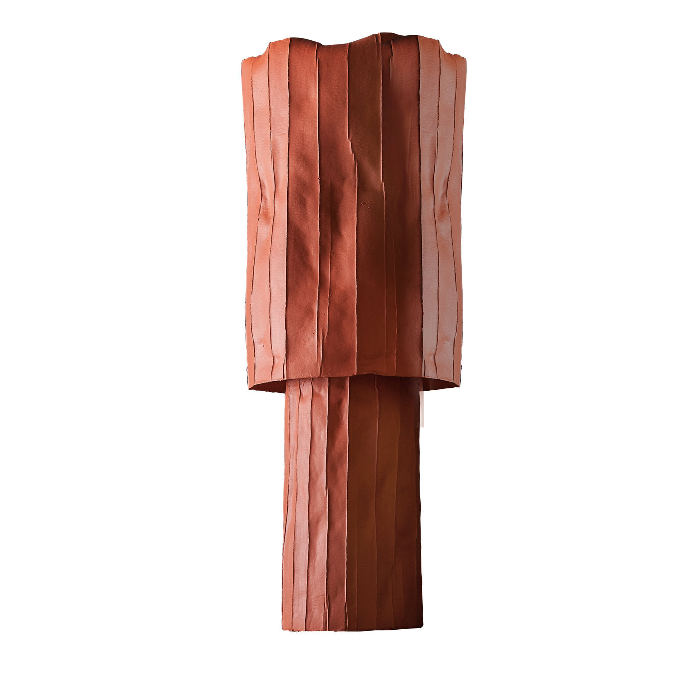 Cartocci Corteccia Orange Tall Vase - Main view