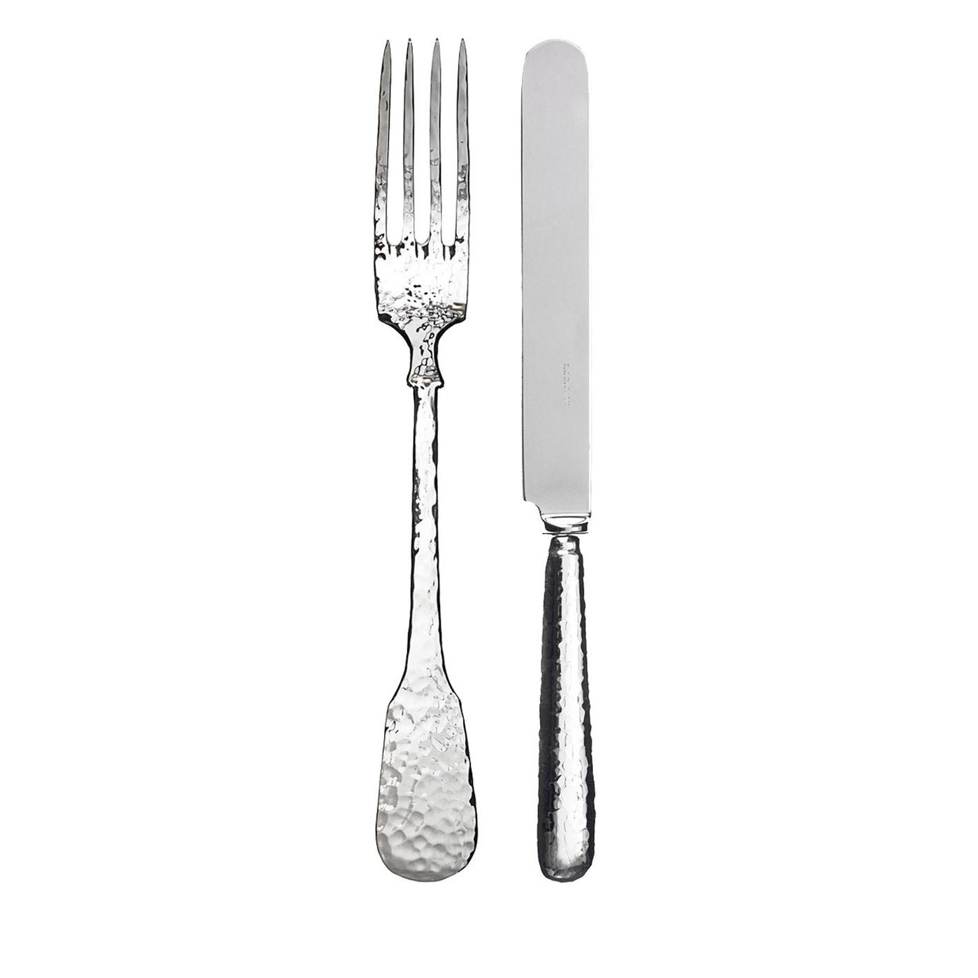 Troiana Sterling Silver Fork + Knife Set for Two - Main view
