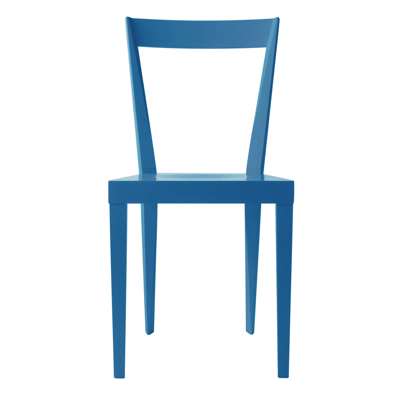 2er set livia blaue stühle by Giò Ponti - Hauptansicht