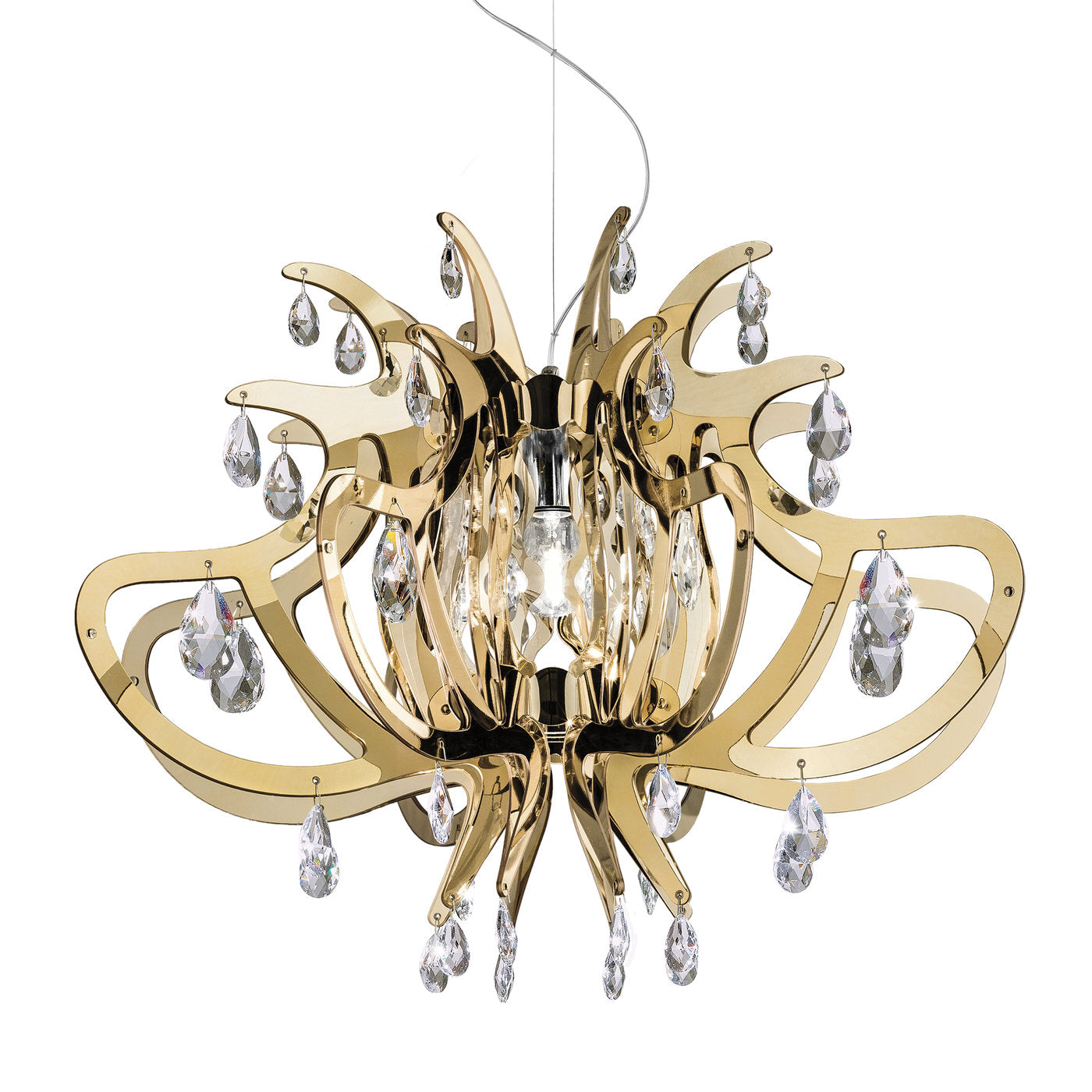 Lillibet Gold Ceiling Lamp by Nigel Coates - Main view