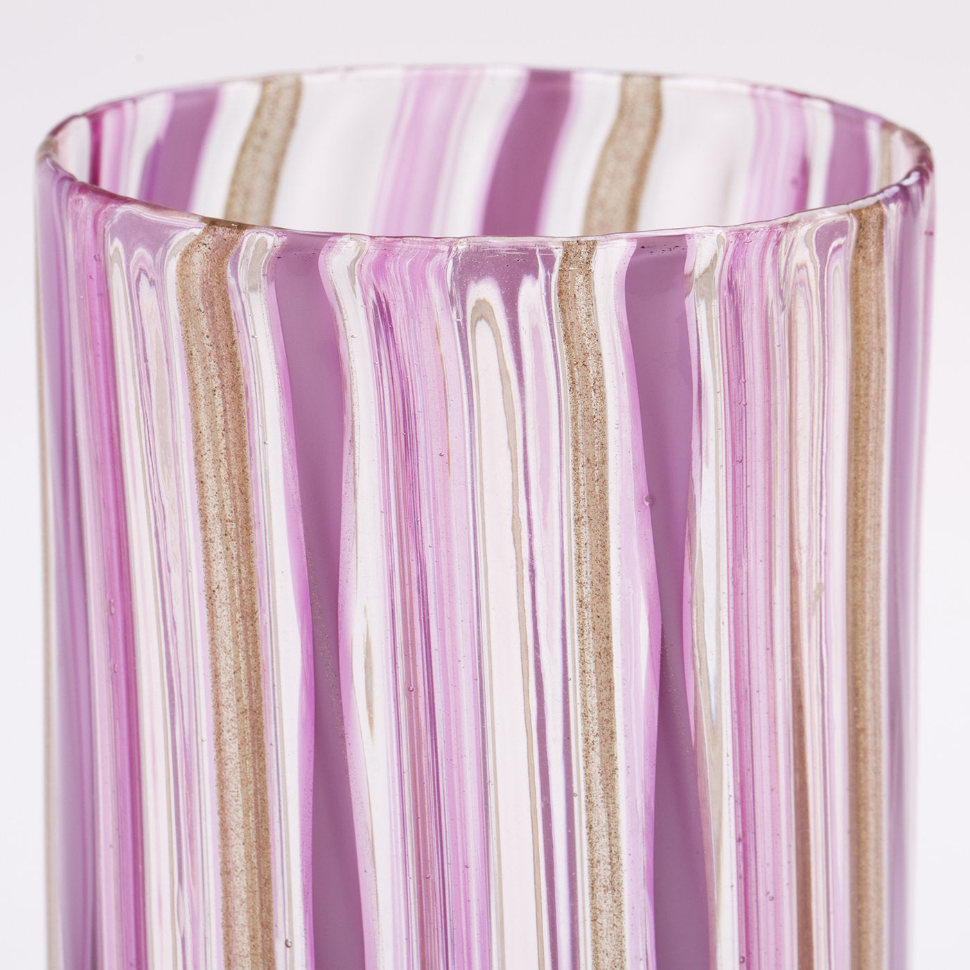 Set di 6 bicchieri di Murano rosa e oro - Vista alternativa 2