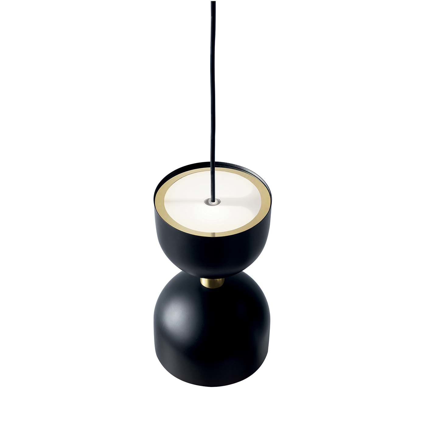 Clessidra 2-Light Black Ceiling Lamp by Matteo Zorzenoni - Main view