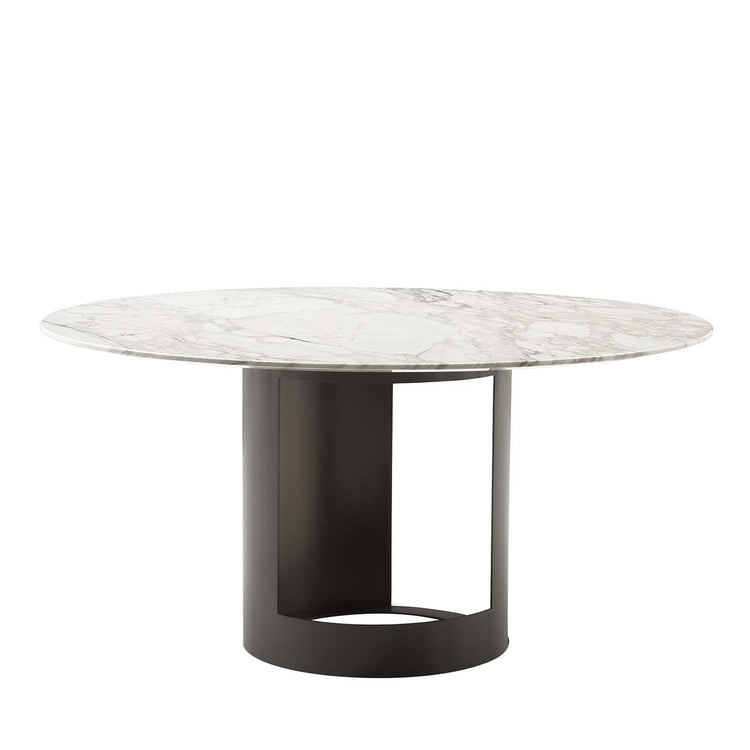 Ci Dining Table in Gold Calacatta Marble Bodema | Artemest