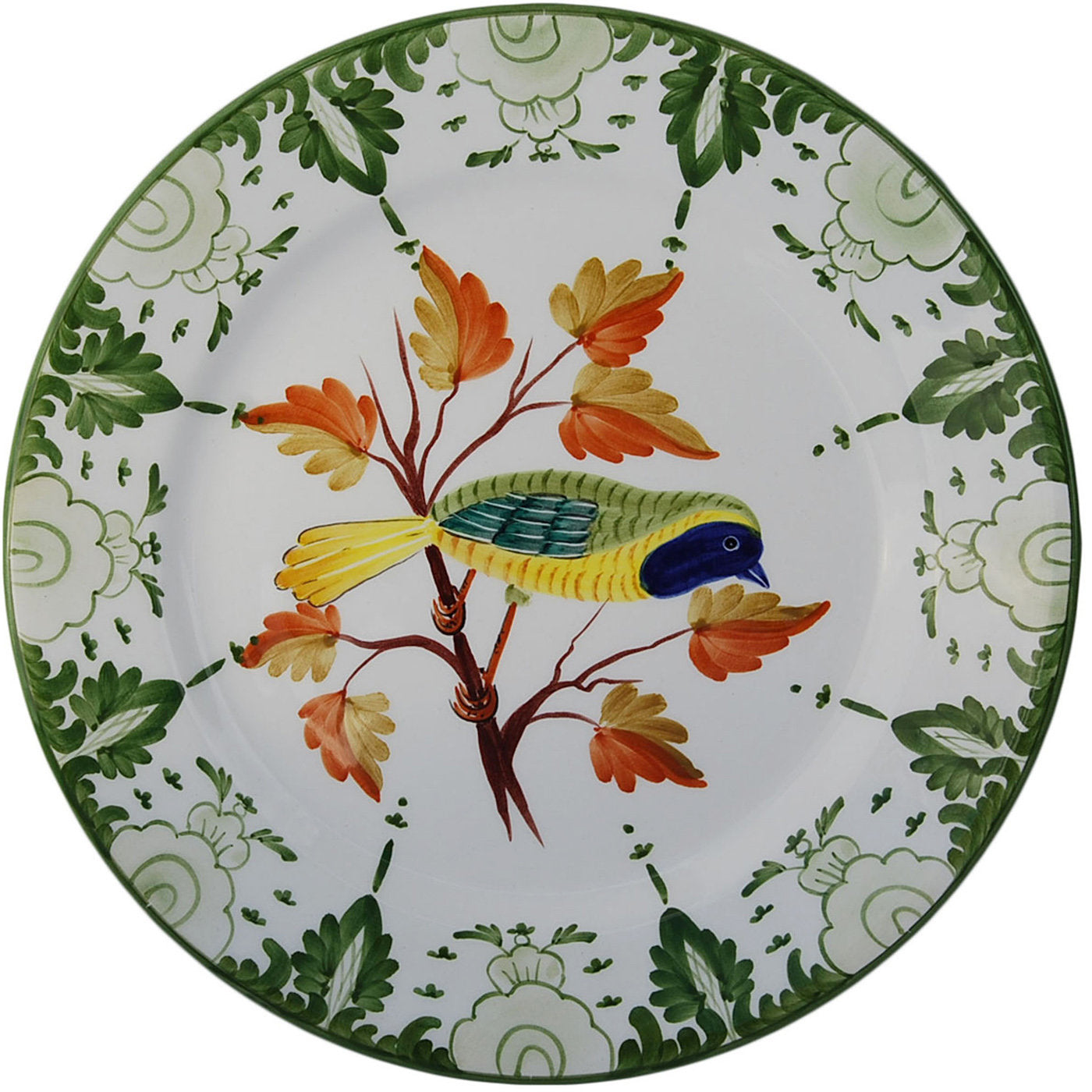 Juego de 6 platos de cerámica de pájaros tropicales - Vista alternativa 3