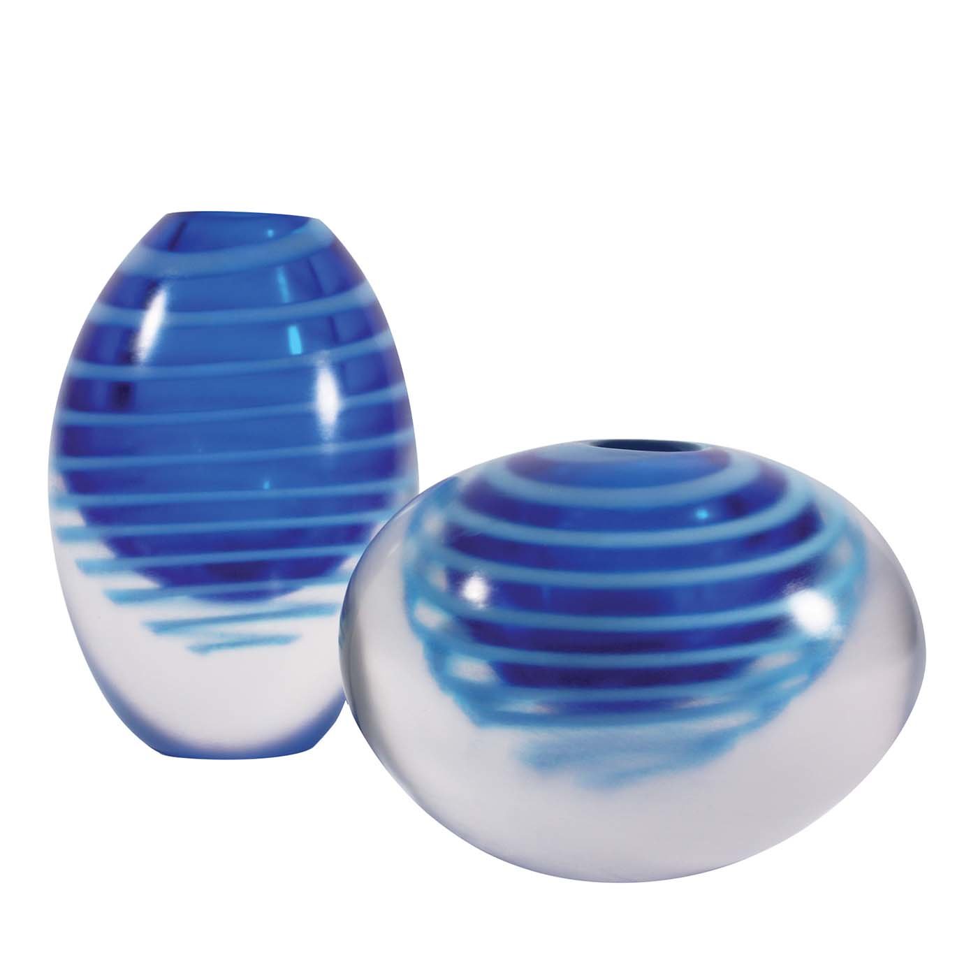 Set di due vasi blu Mistici - Vista principale