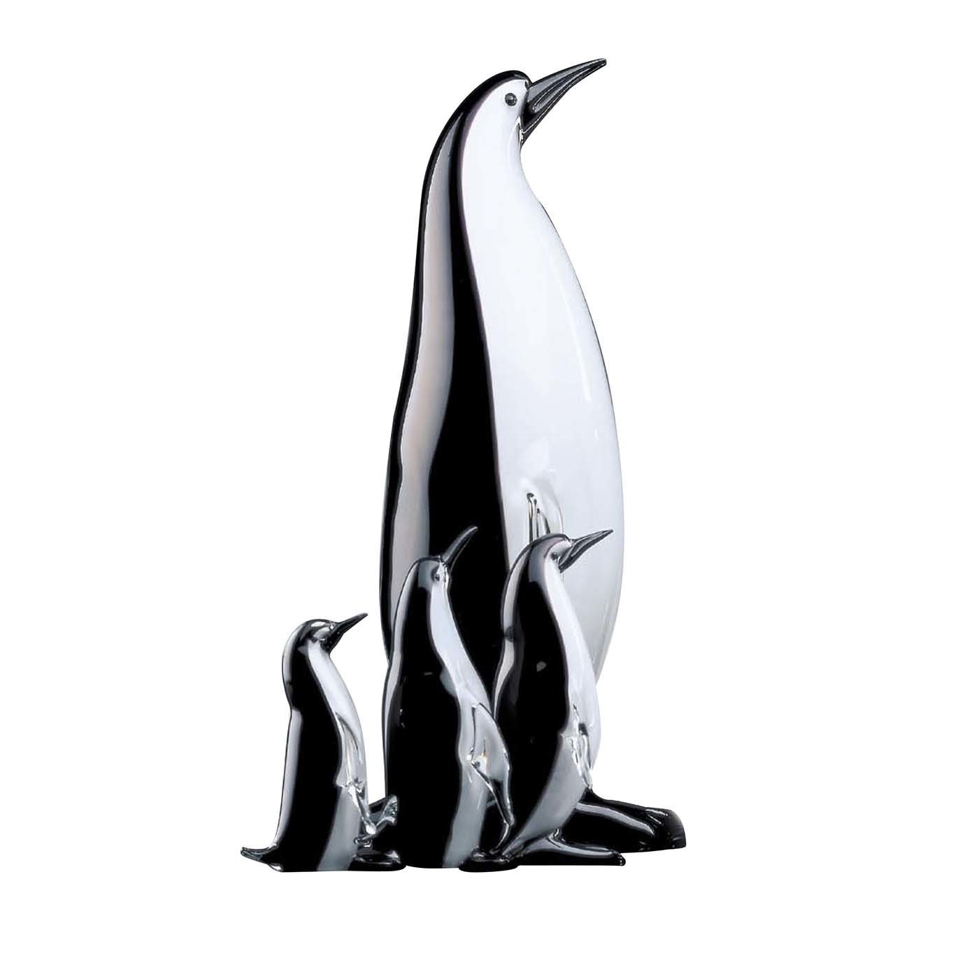 Conjunto de cuatro pingüinos - Vista principal