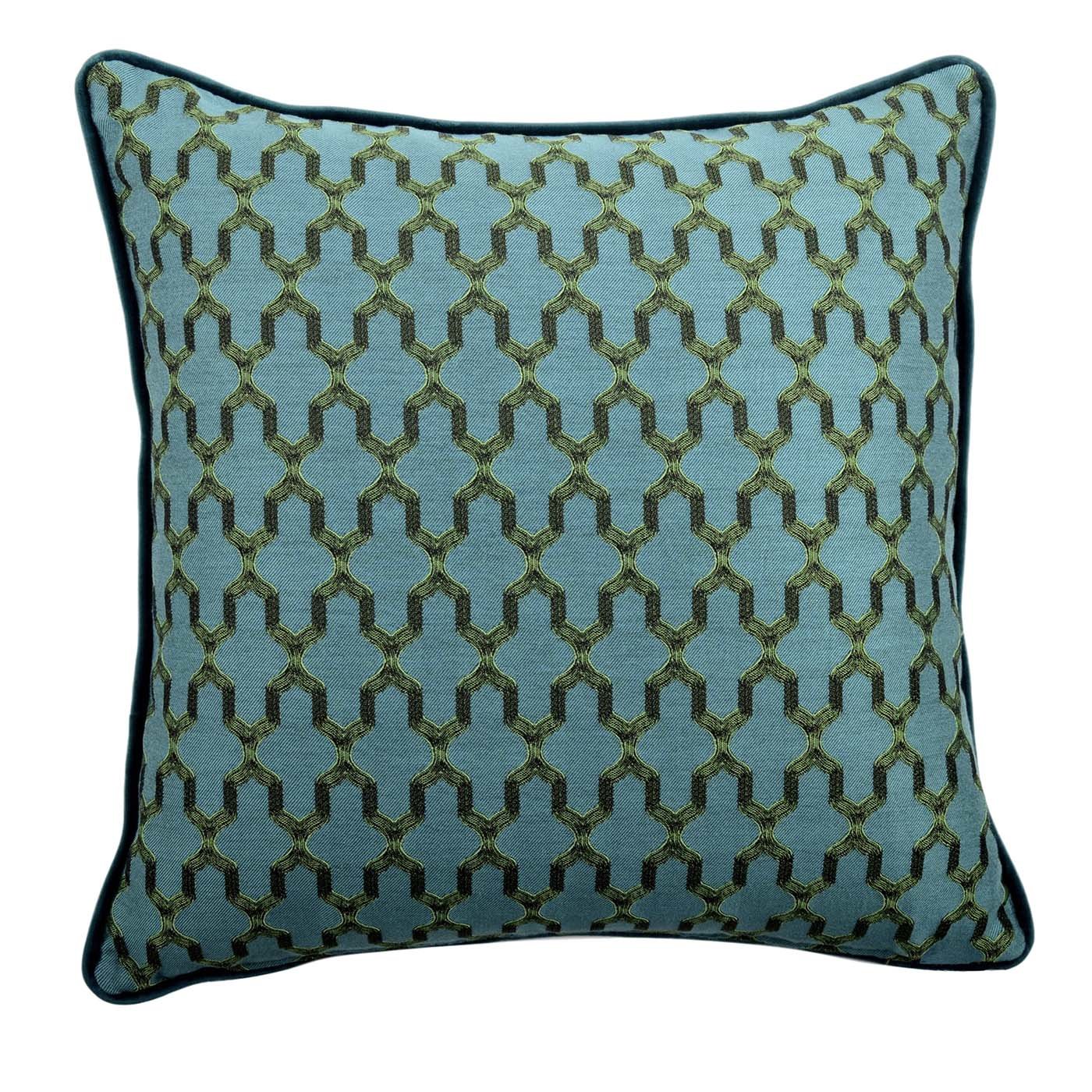 Turquoise Carré Cushion - Main view