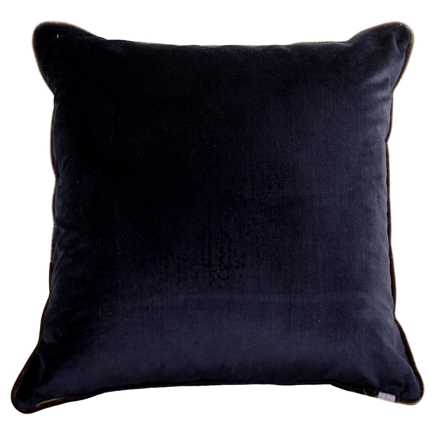 Grey Carrè Cushion in jacquard fabric and Silk Velvet - Alternative view 1