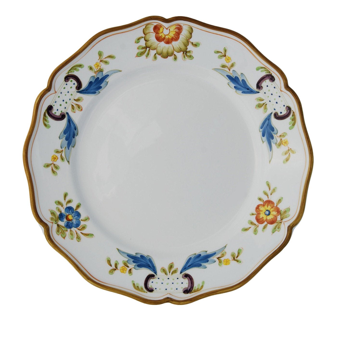 Torino Azure Ceramic Plate Set for Two - Alternative view 4