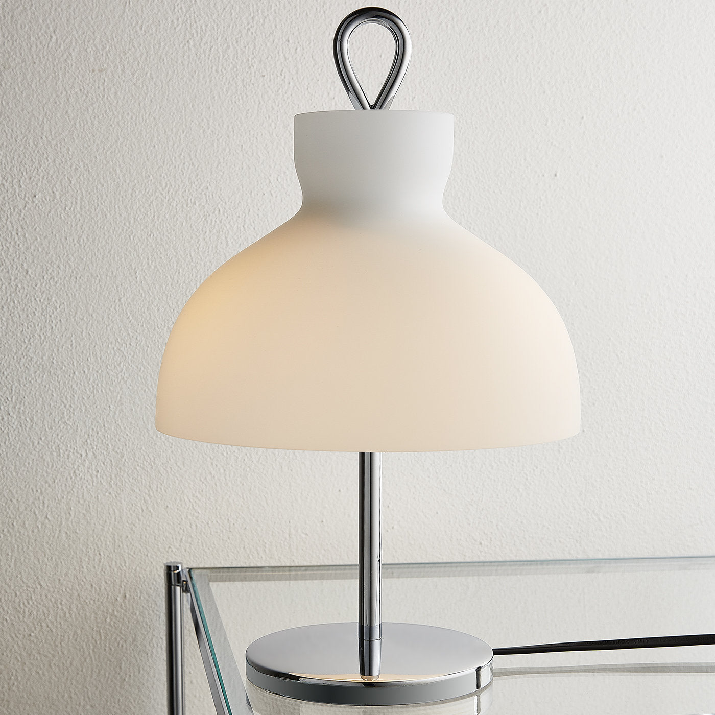 Arenzano Bassa Chrome Table Lamp by Ignazio Gardella - Alternative view 1