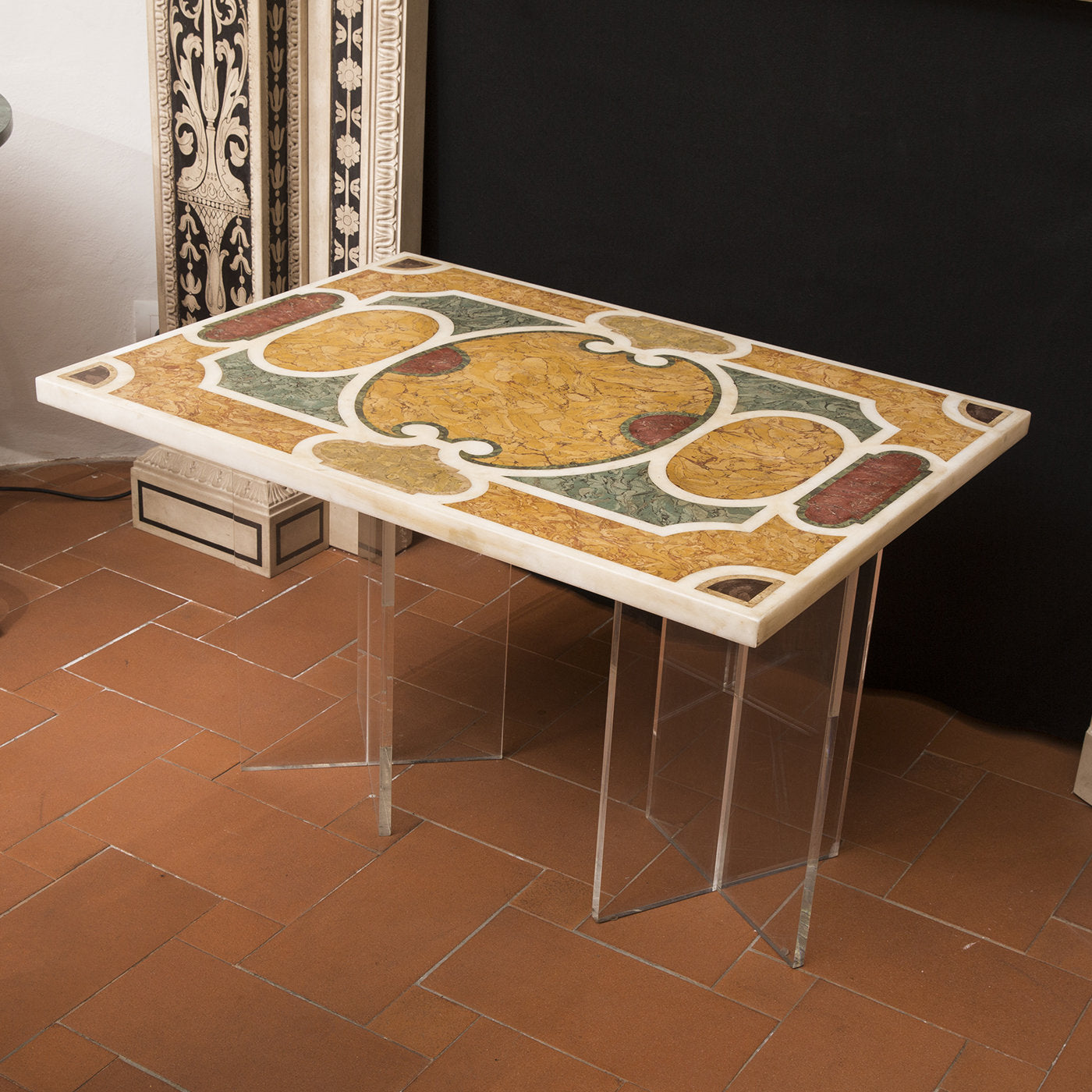 Antica Roma Marble Intarsia Table - Alternative view 4