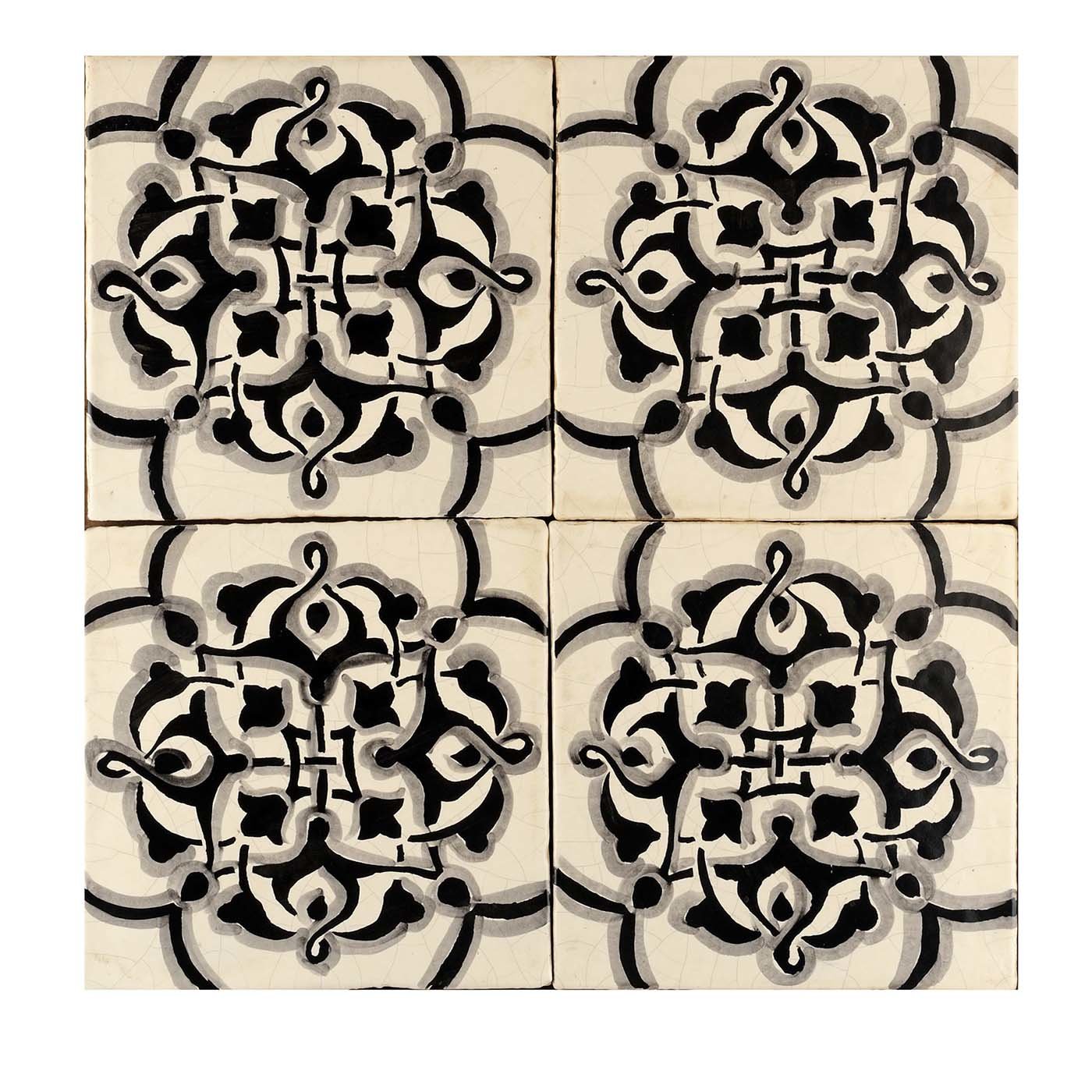 Nero Lava Set of 4 Tiles #7 - Vue principale
