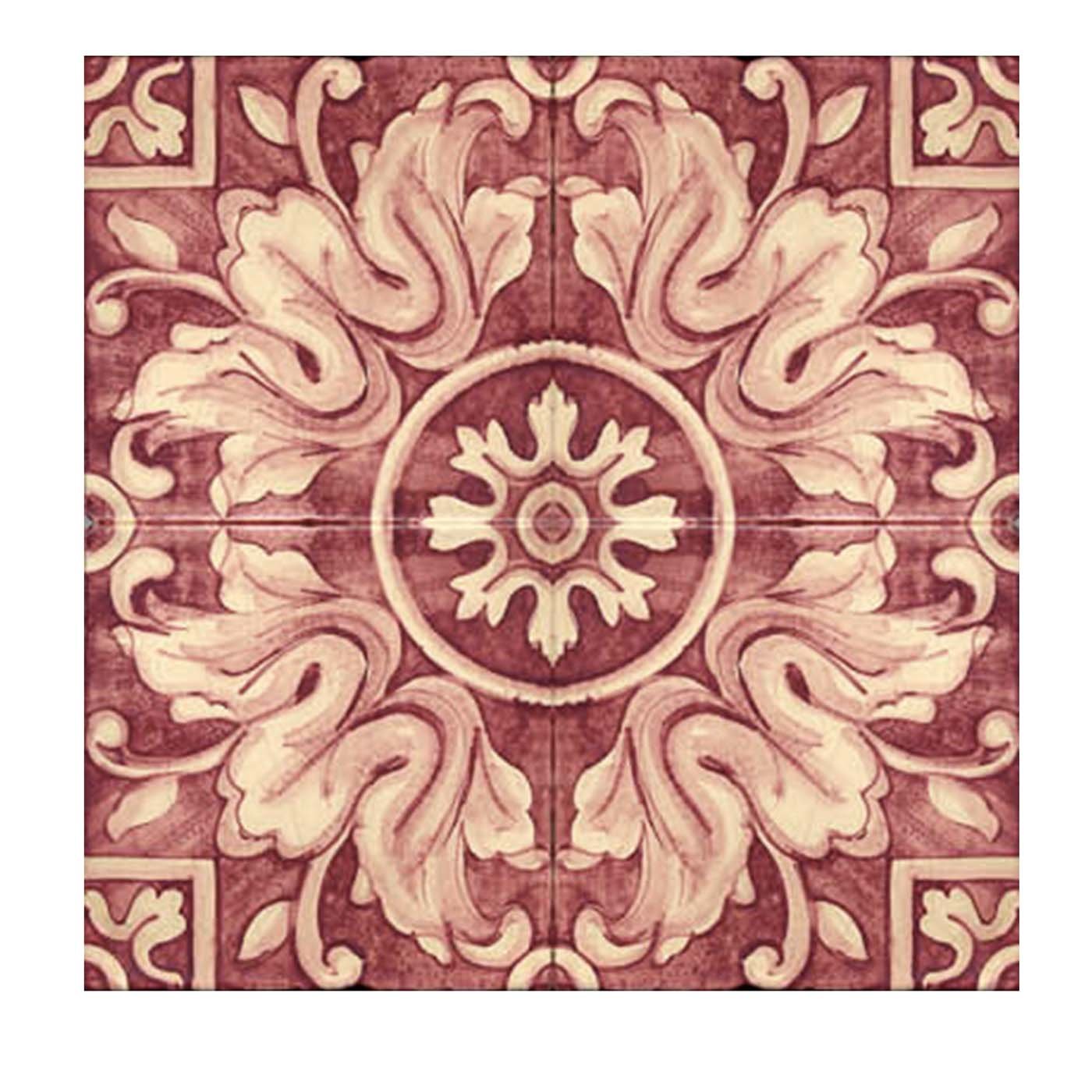 Rosso Ficus Indica Set of 4 Tiles #6 - Vue principale