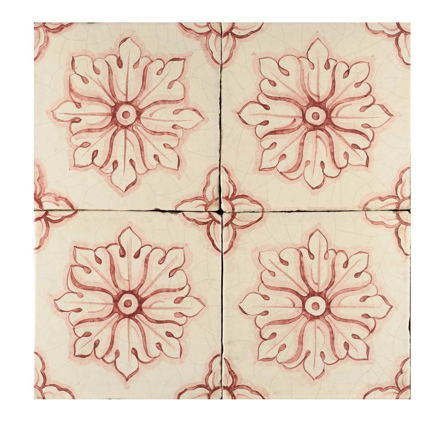 Rosso Ficus Indica Set of 4 Tiles #9 - Vue principale