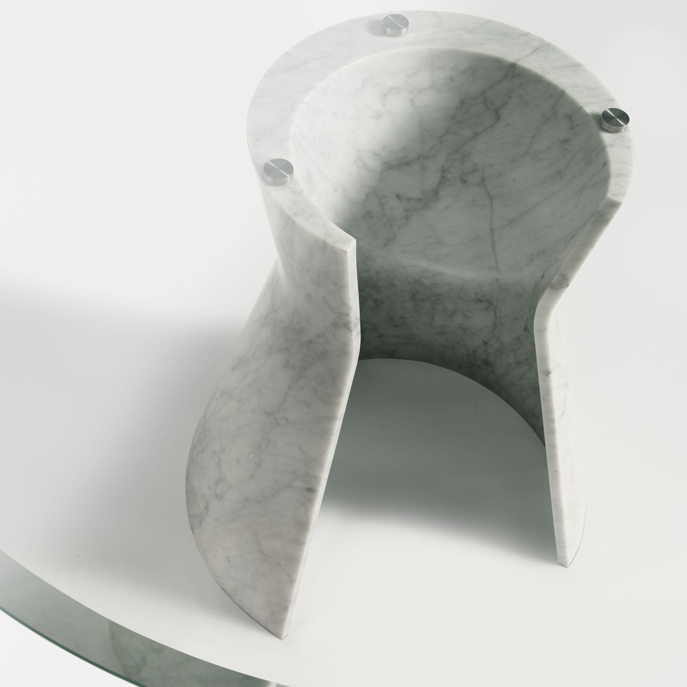 Embrace Table with Crystal Top by Gritti Rollo - Alternative view 1