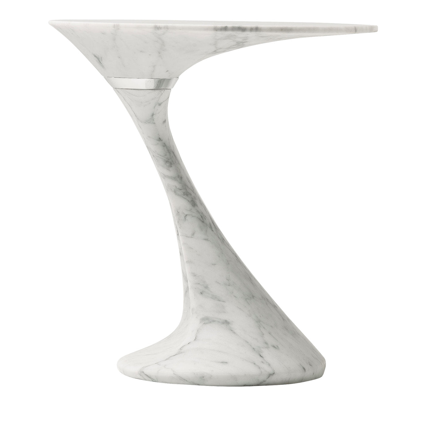 Swan Medium Oval Side Table by Giuseppe Chigiotti - Main view