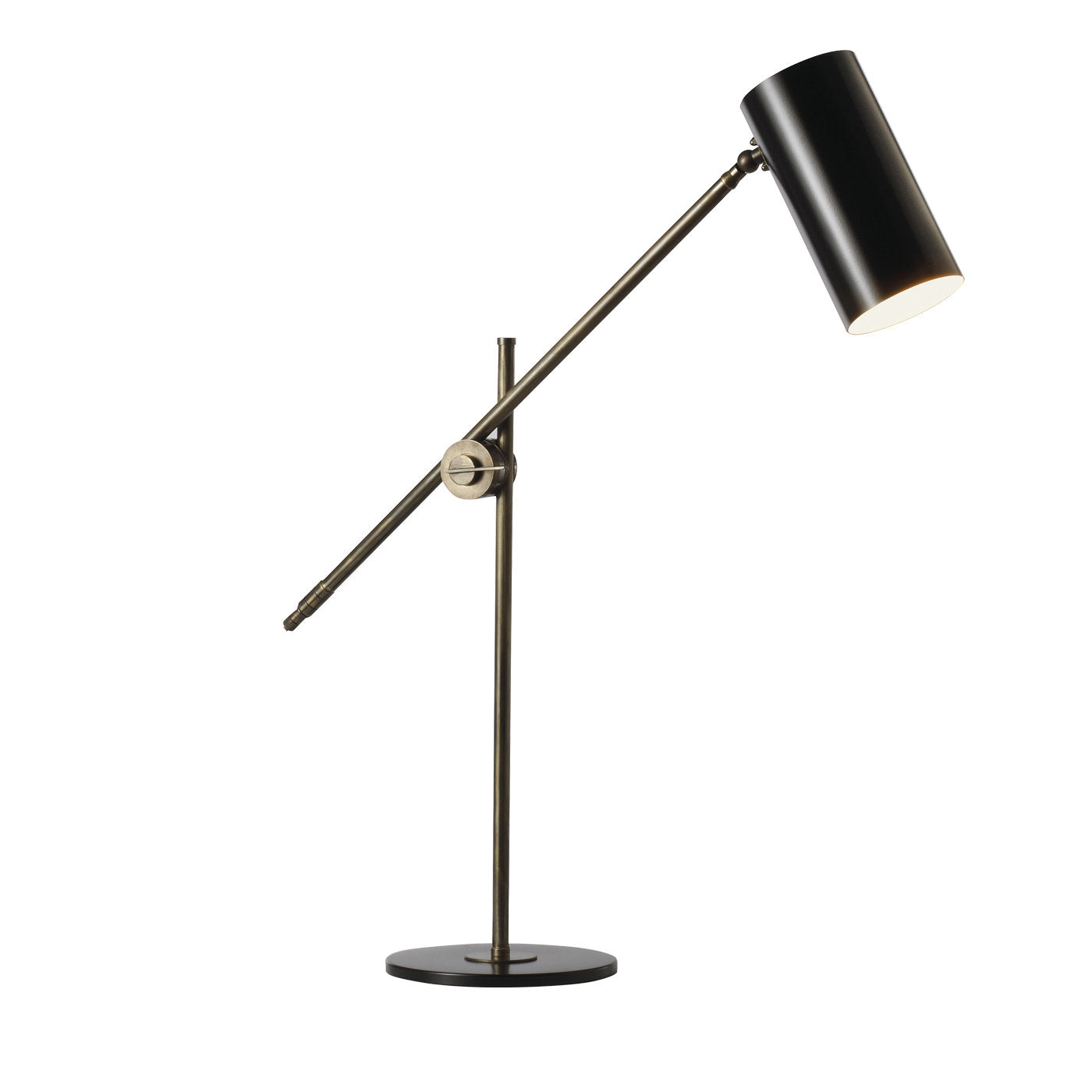 Lámpara de escritorio Kursa en latón bronceado - Vista principal