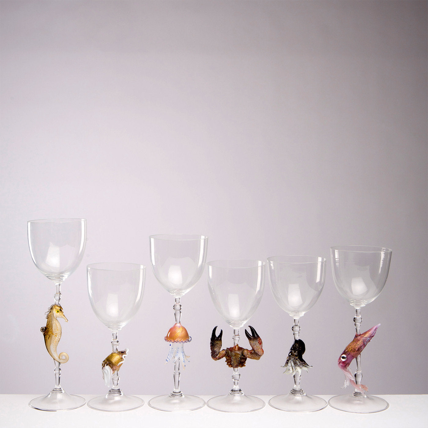 Jelly Fish Murano Wine Glass - Alternative view 3