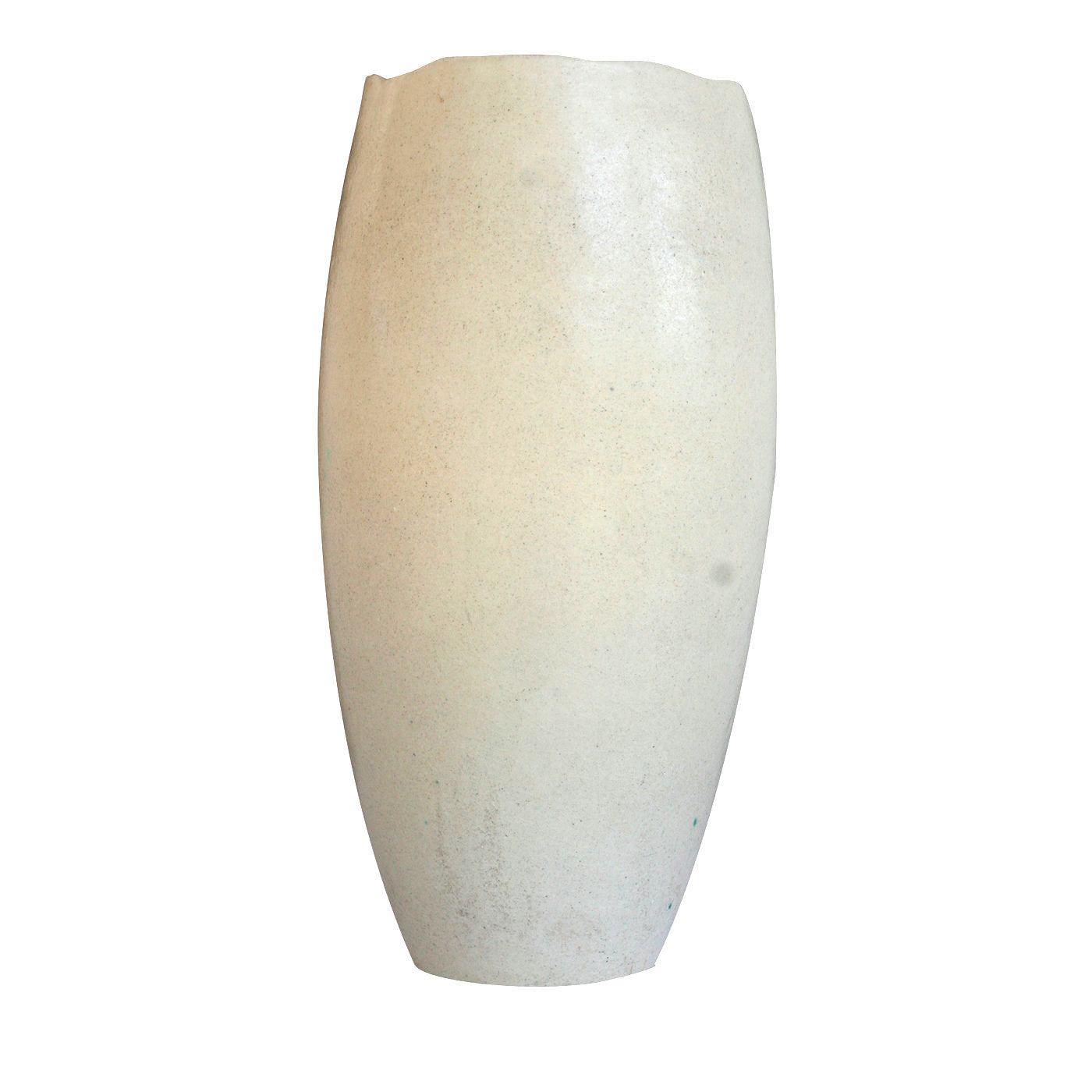Vase ovale Rosa Etrusca blanc - Vue principale