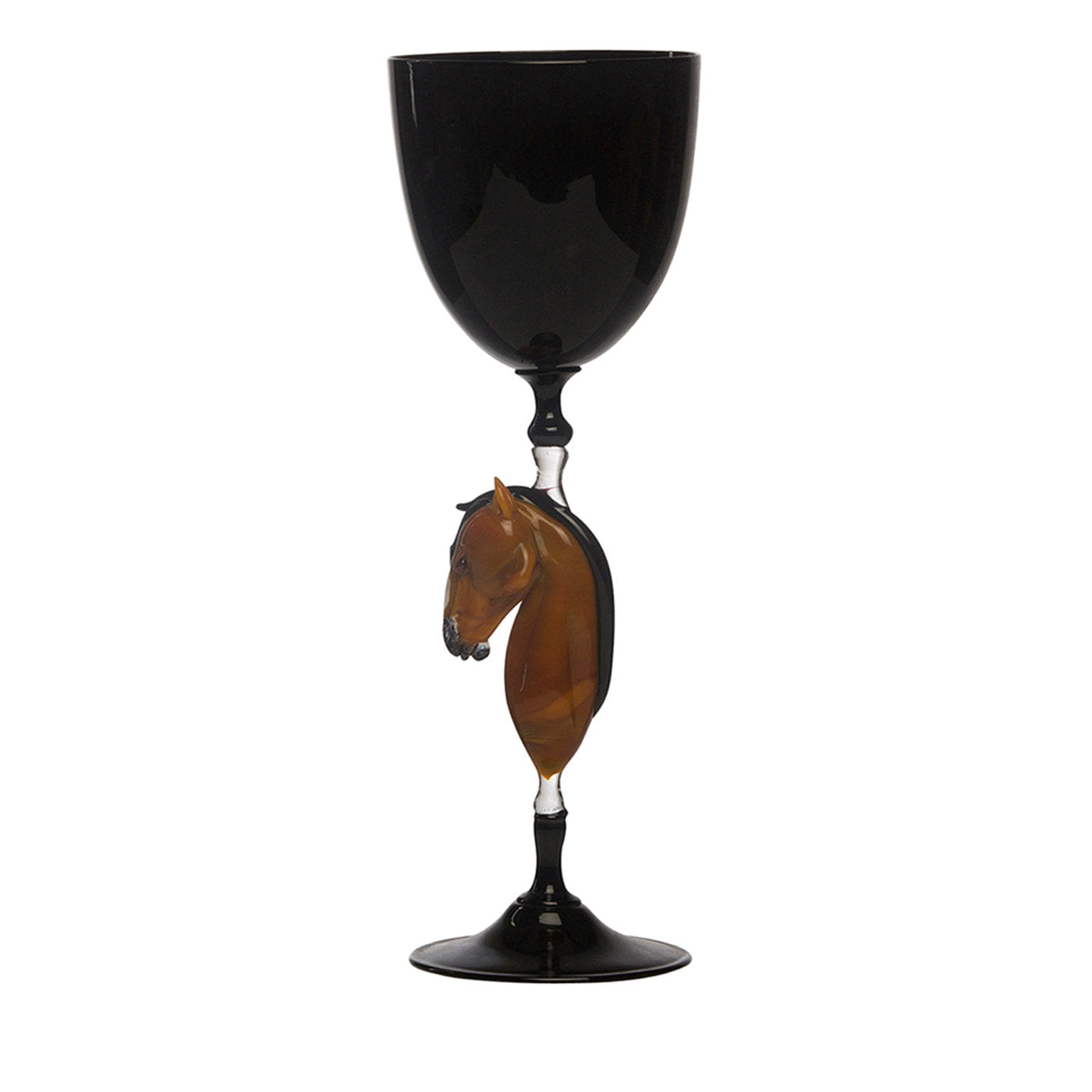 Pferd Murano Weinglas N°2 - Hauptansicht